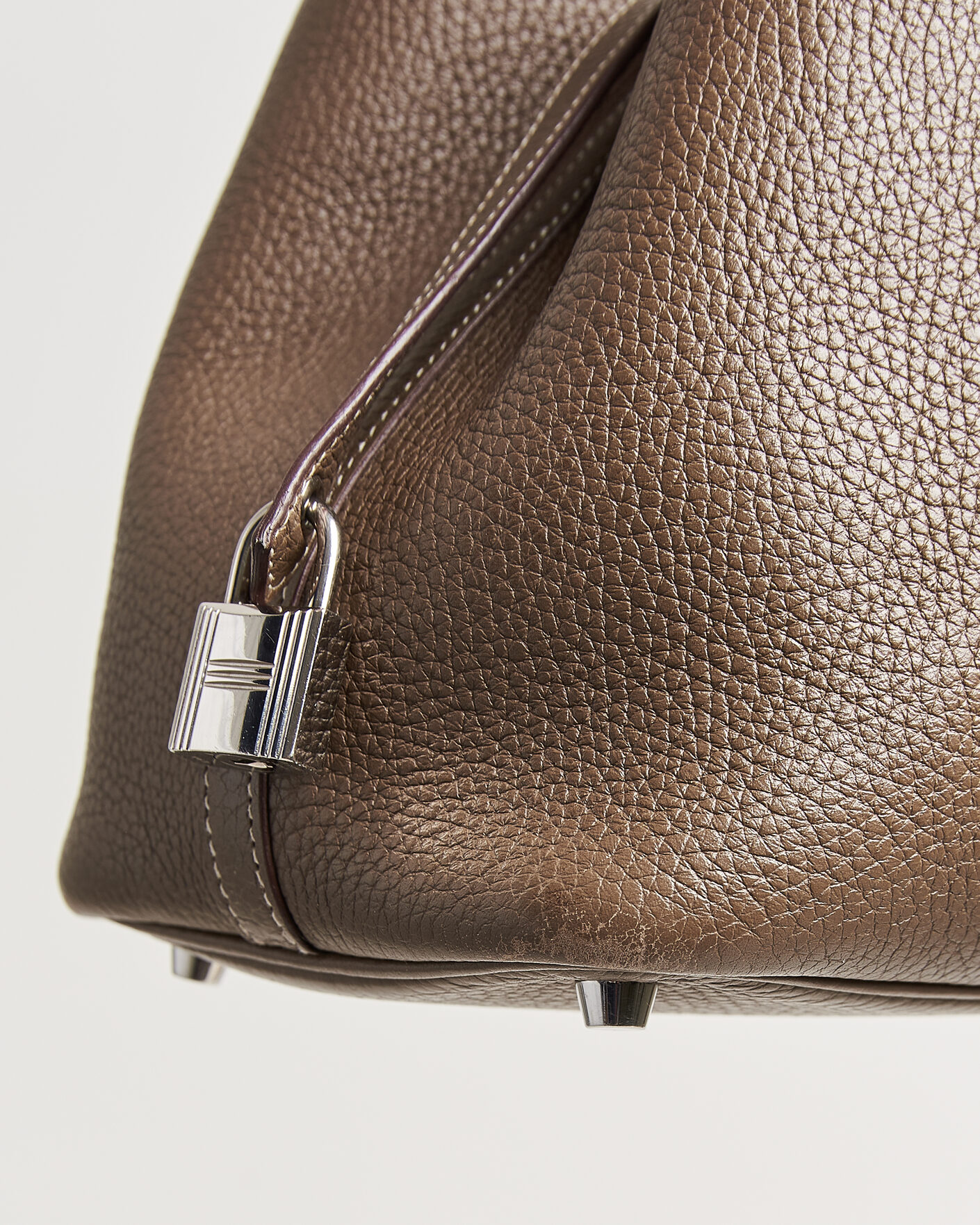 Herren | Pre-Owned & Vintage Bags | Hermès Pre-Owned | Picotin Lock 18 Etoupe