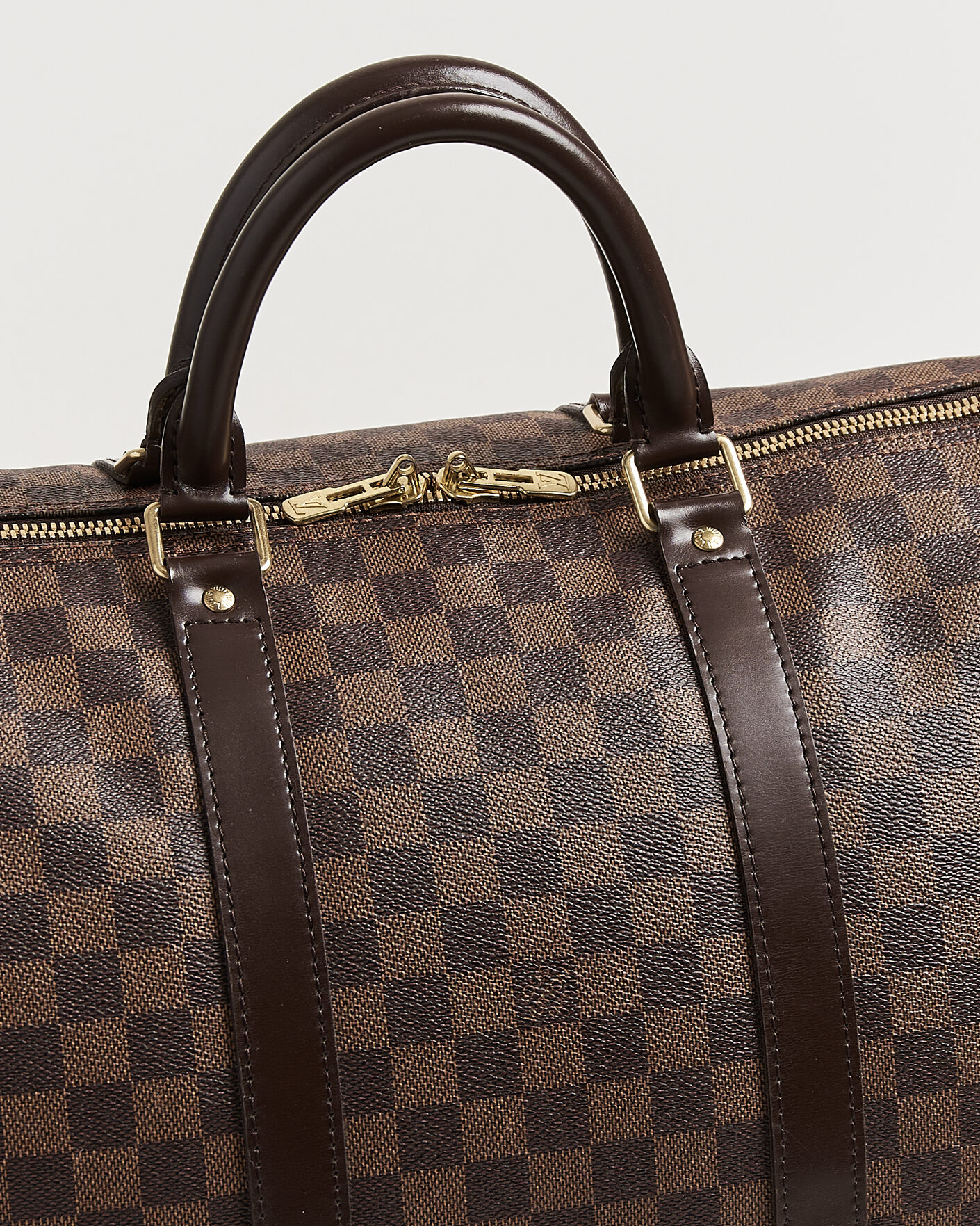 Herren | Pre-Owned & Vintage Bags | Louis Vuitton Pre-Owned | Keepall 55 Bandouliére Damier Ebene