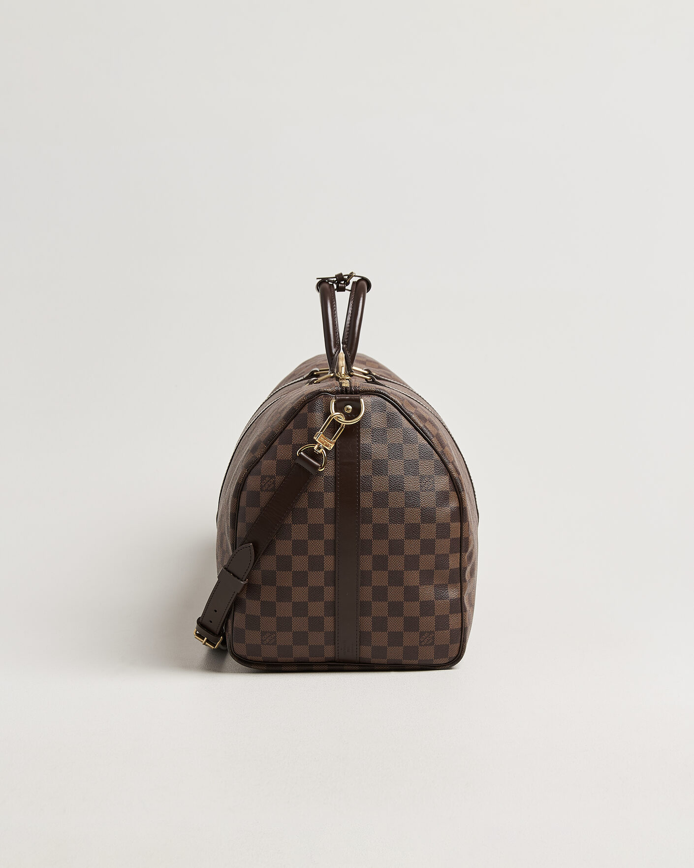 Herren | Pre-Owned & Vintage Bags | Louis Vuitton Pre-Owned | Keepall 55 Bandouliére Damier Ebene