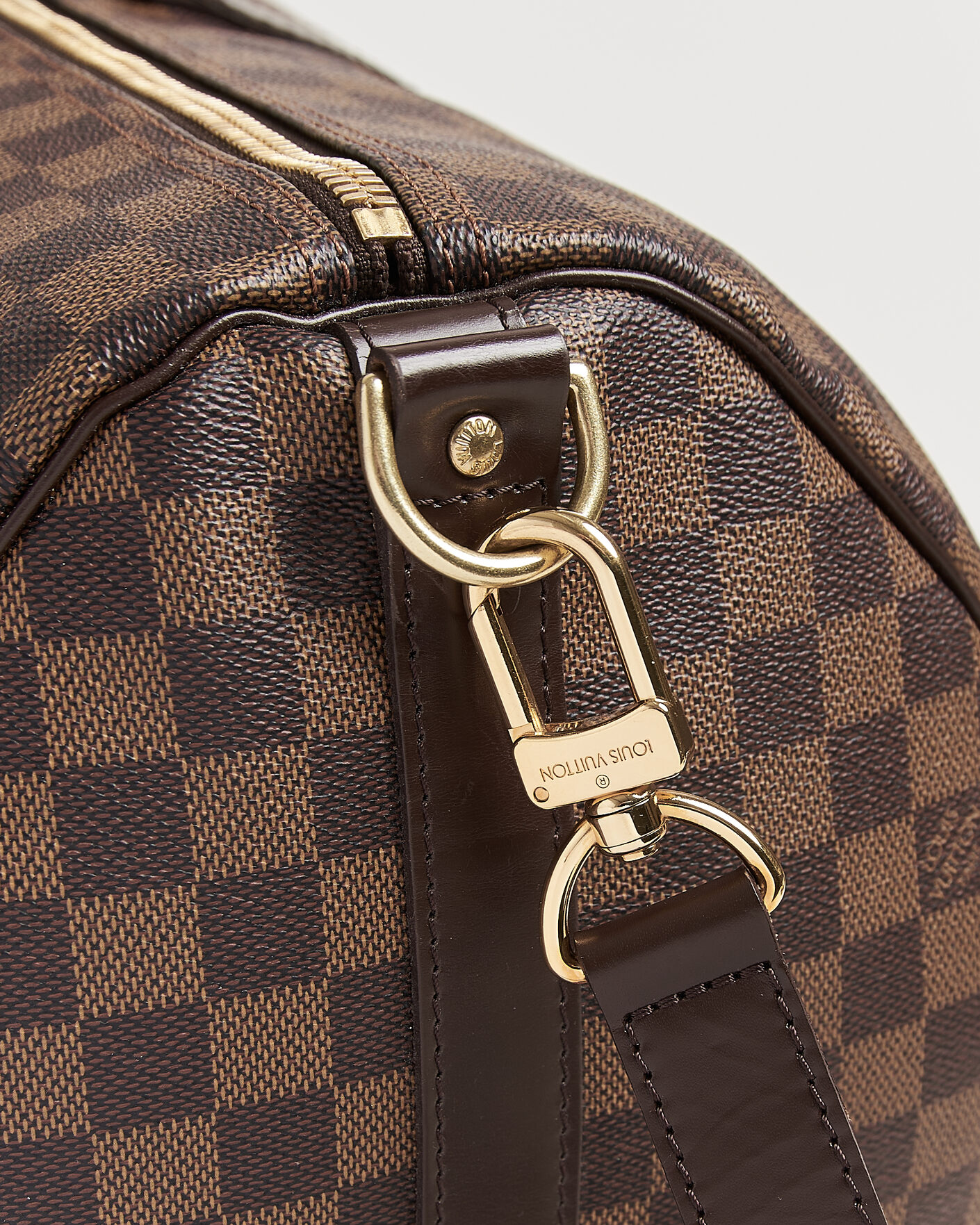 Herren | Pre-Owned & Vintage Bags | Louis Vuitton Pre-Owned | Keepall 55 Bandouliére Damier Ebene