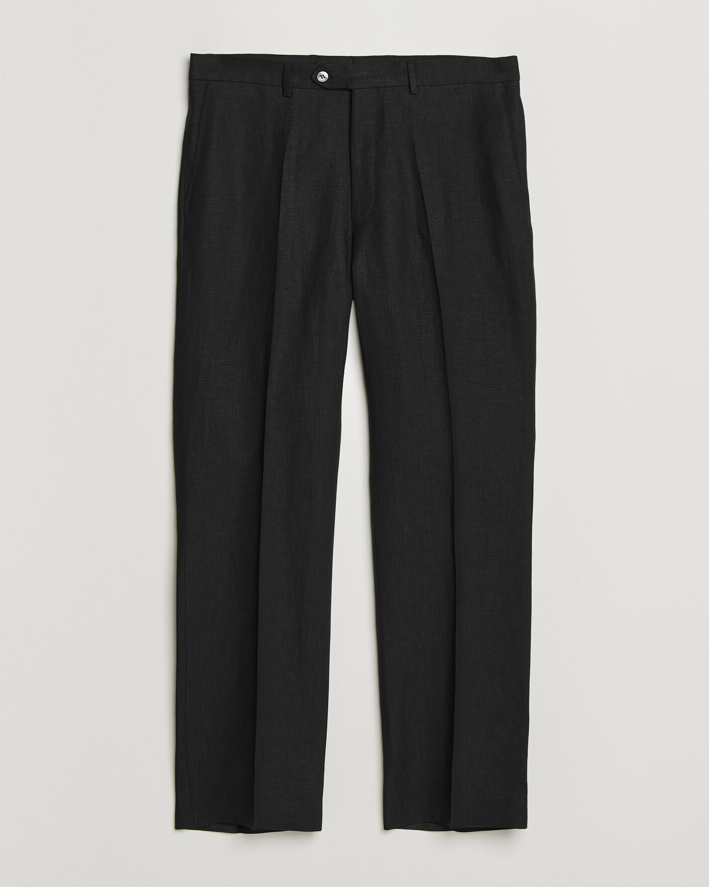 Herren | Hosen | Oscar Jacobson | Dell S Linen Trousers Black
