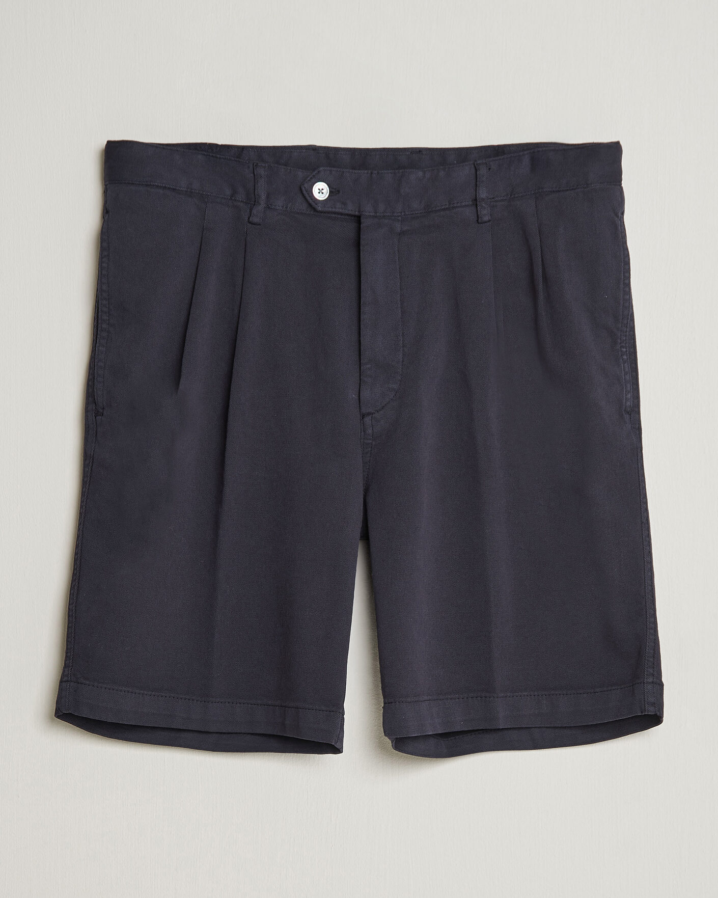 Herren | Shorts | Oscar Jacobson | Tanker Pleat Shorts Navy