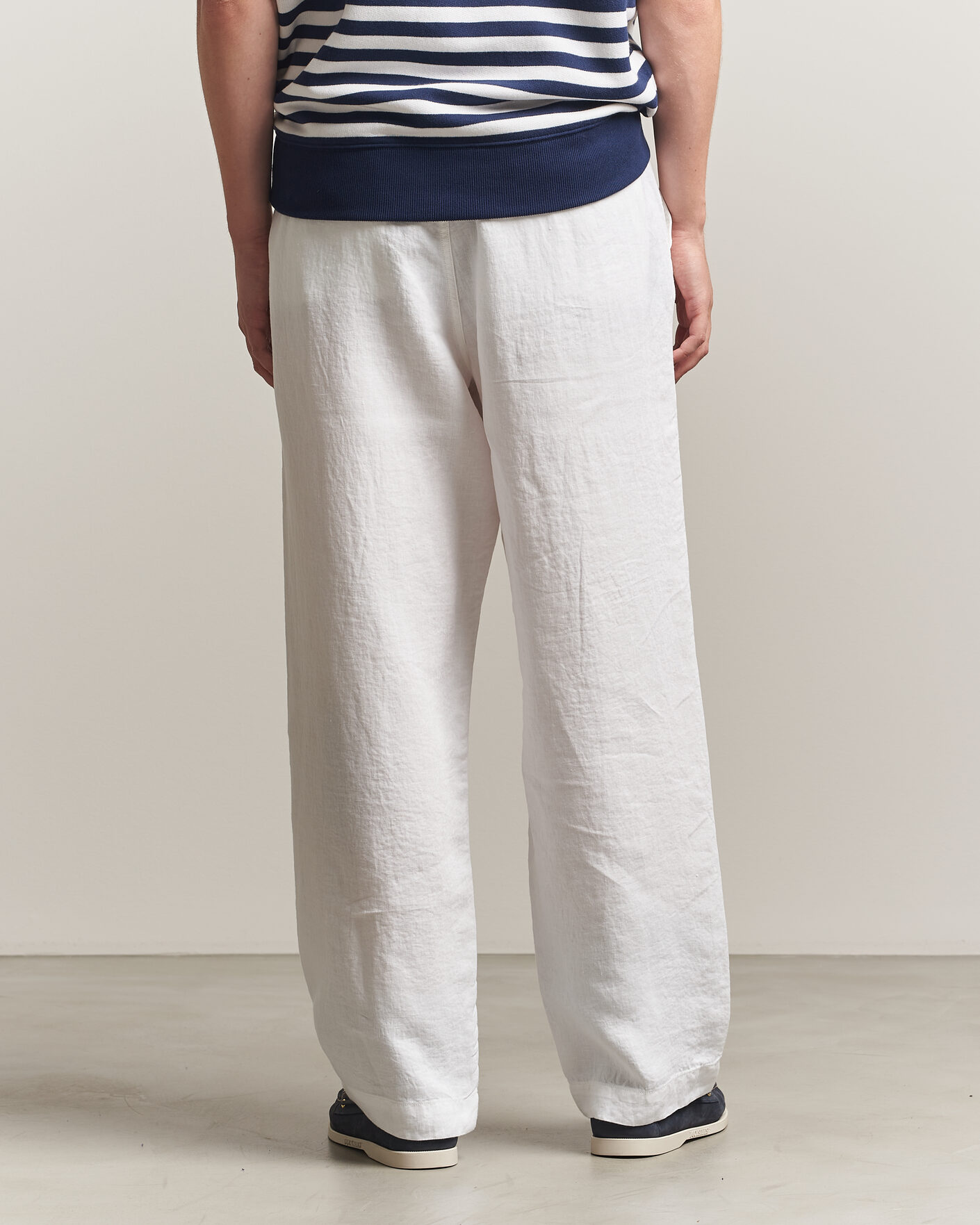 Herren | Hosen | Polo Ralph Lauren | Easy Fit Pleated Trousers Ceramic White