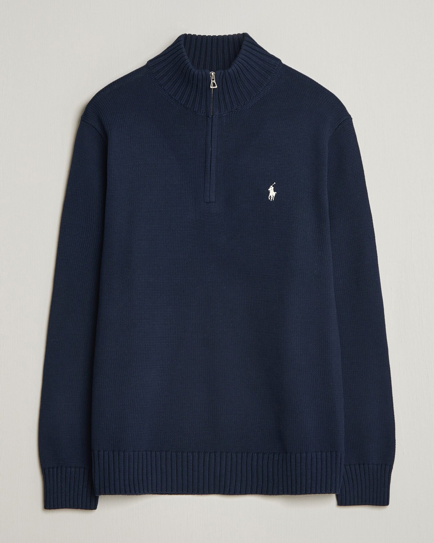 Herren | Pullover | Polo Ralph Lauren | Cotton Pullover Half Zip Hunter Navy