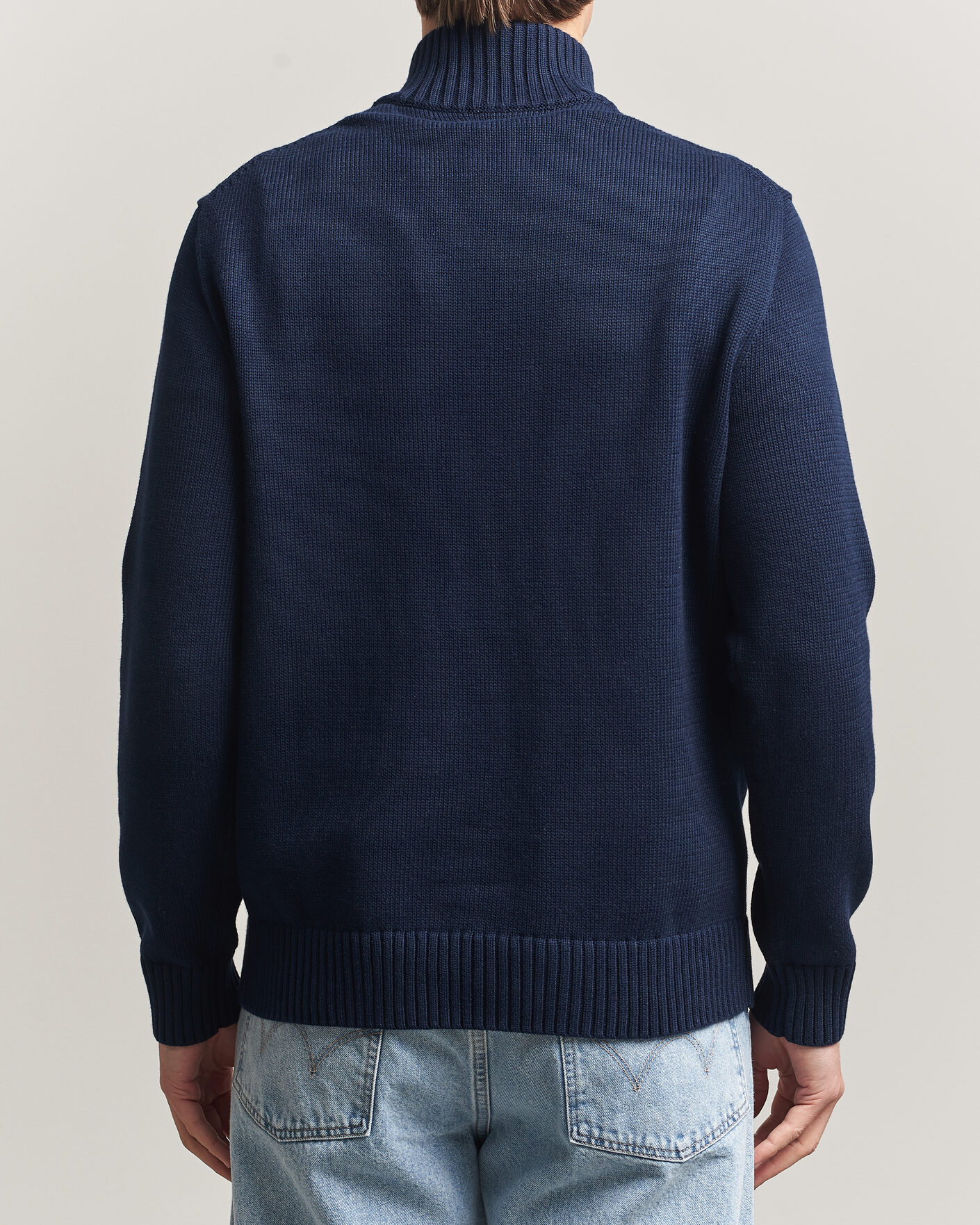 Herren | Pullover | Polo Ralph Lauren | Cotton Pullover Half Zip Hunter Navy