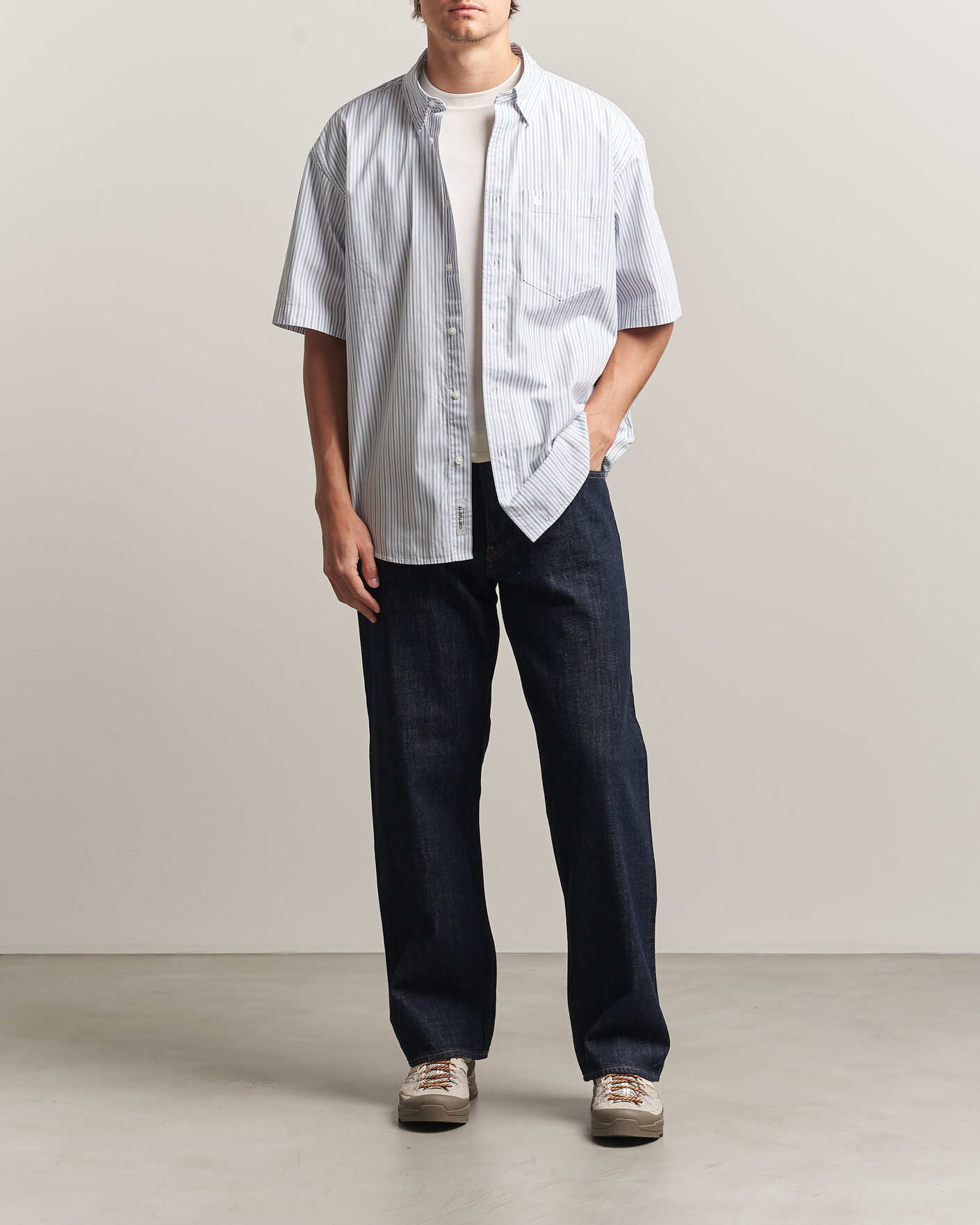 Herren | Hemden | Carhartt WIP | Short Sleeve Keene Cotton/Poplin Shirt White