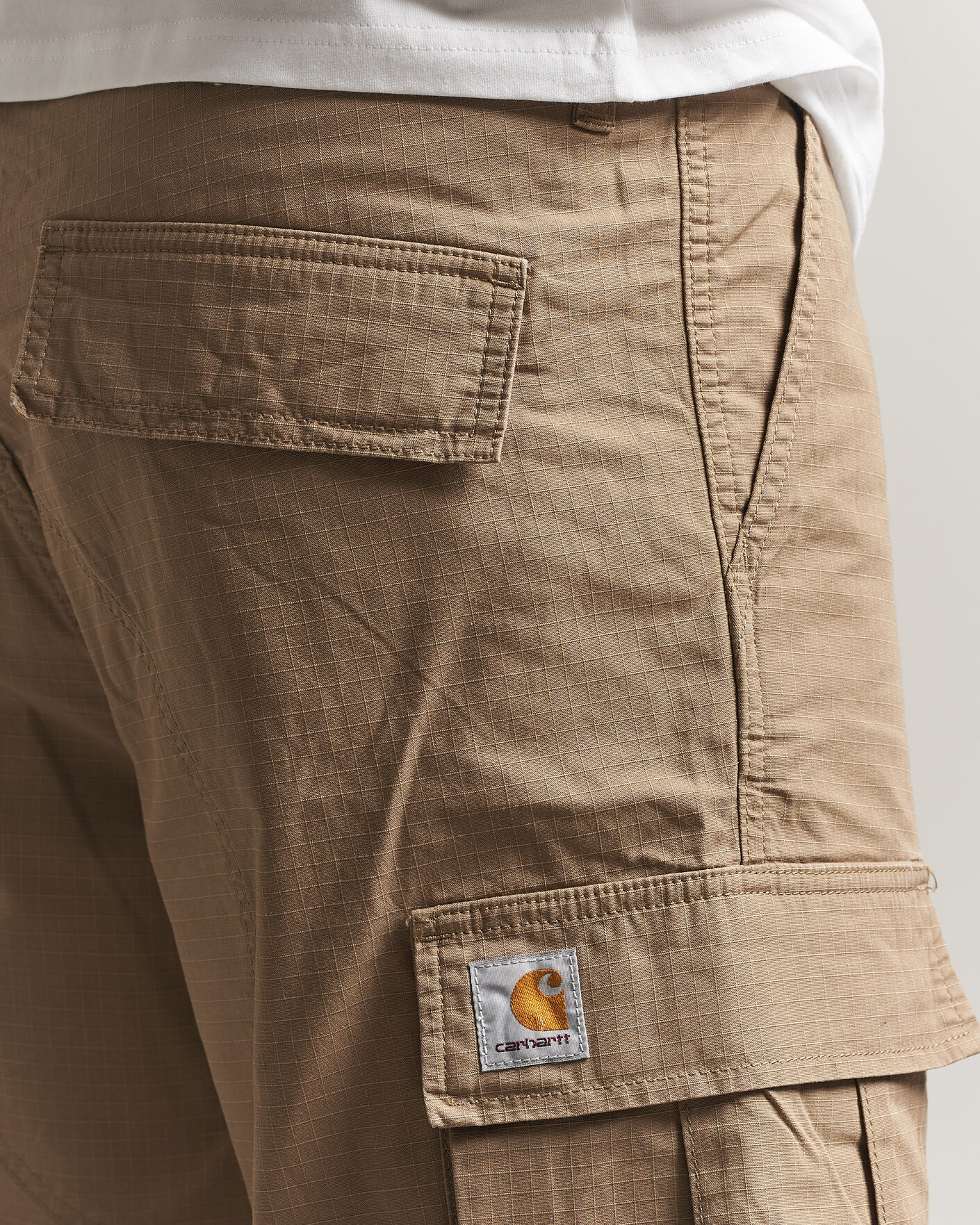 Herren | Shorts | Carhartt WIP | Regular Cargo Ripstop Shorts Leather