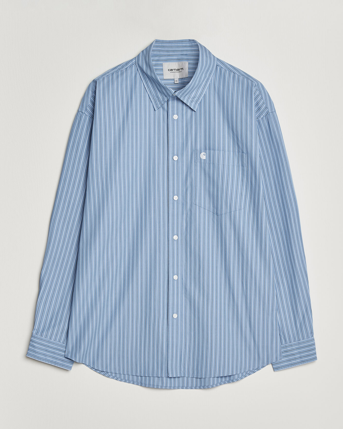 Herren | Hemden | Carhartt WIP | Keen Striped Cotton Poplin Shirt Curacao