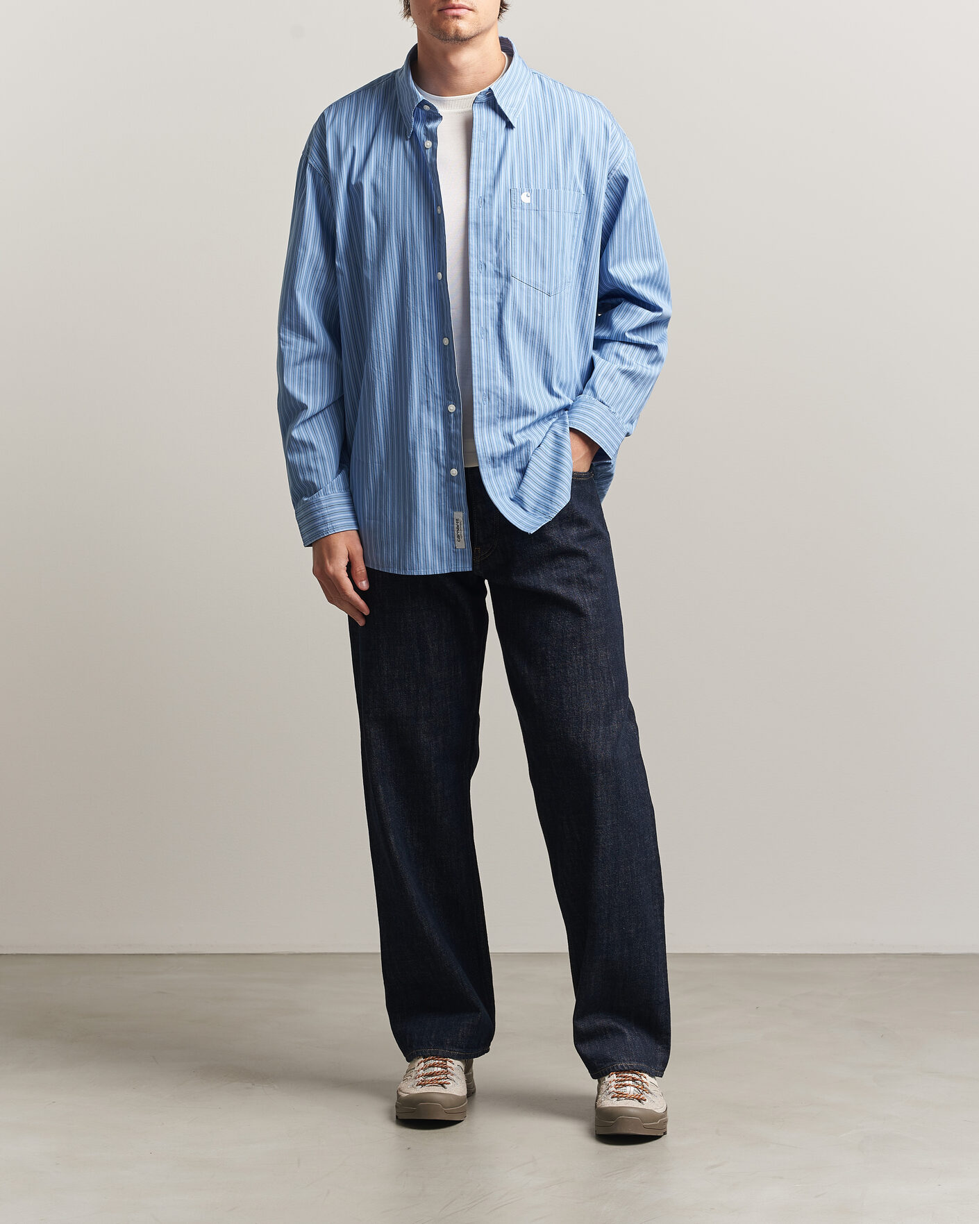 Herren | Hemden | Carhartt WIP | Keen Striped Cotton Poplin Shirt Curacao