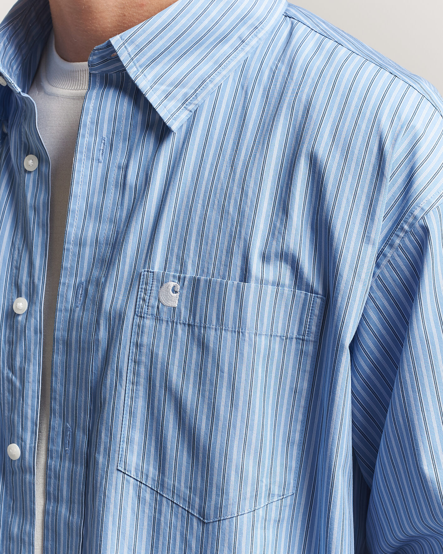 Herren | Hemden | Carhartt WIP | Keen Striped Cotton Poplin Shirt Curacao