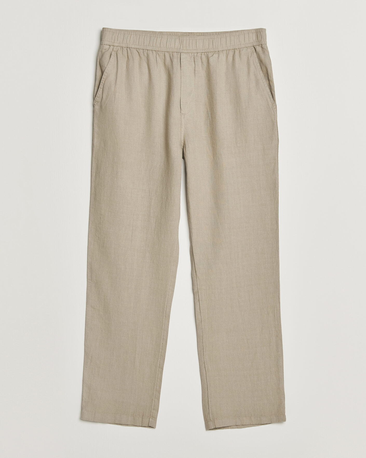 Herren | Hosen | Samsøe Samsøe | Jabari Linen Drawstring Trousers Aluminum