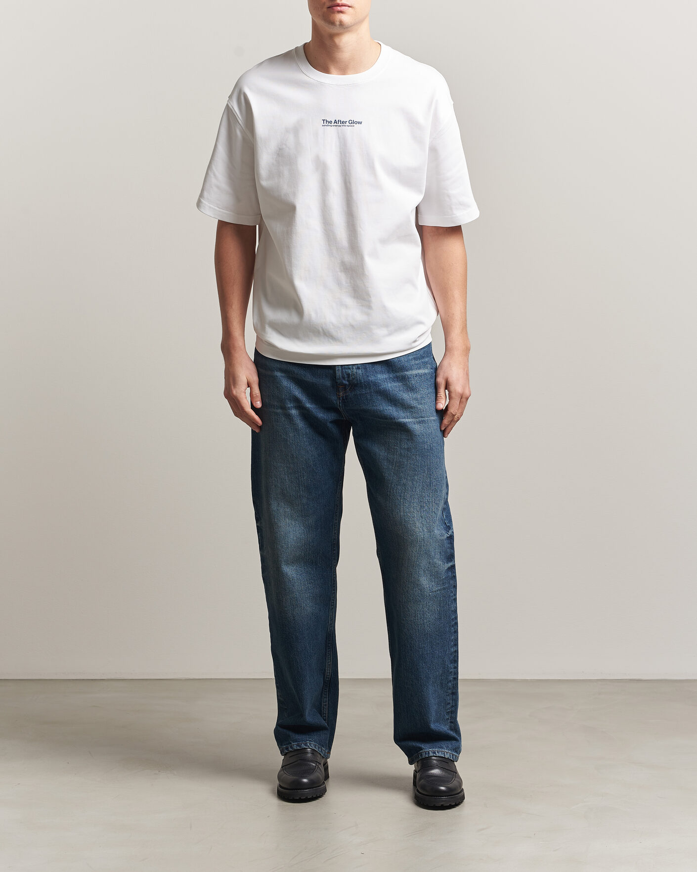 Herren | T-Shirts | Samsøe Samsøe | Uni Printed T-shirt White