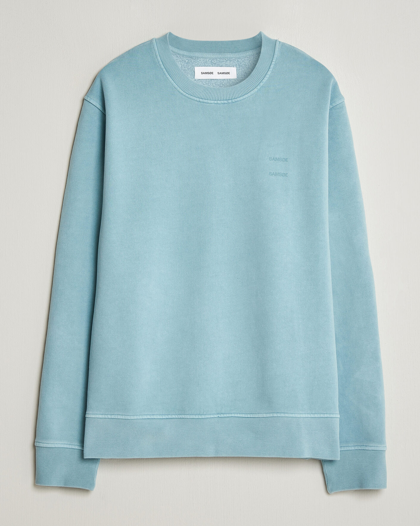 Herren | Pullover | Samsøe Samsøe | Joel Organic Washed Cotton Sweatshirt Tourmaline