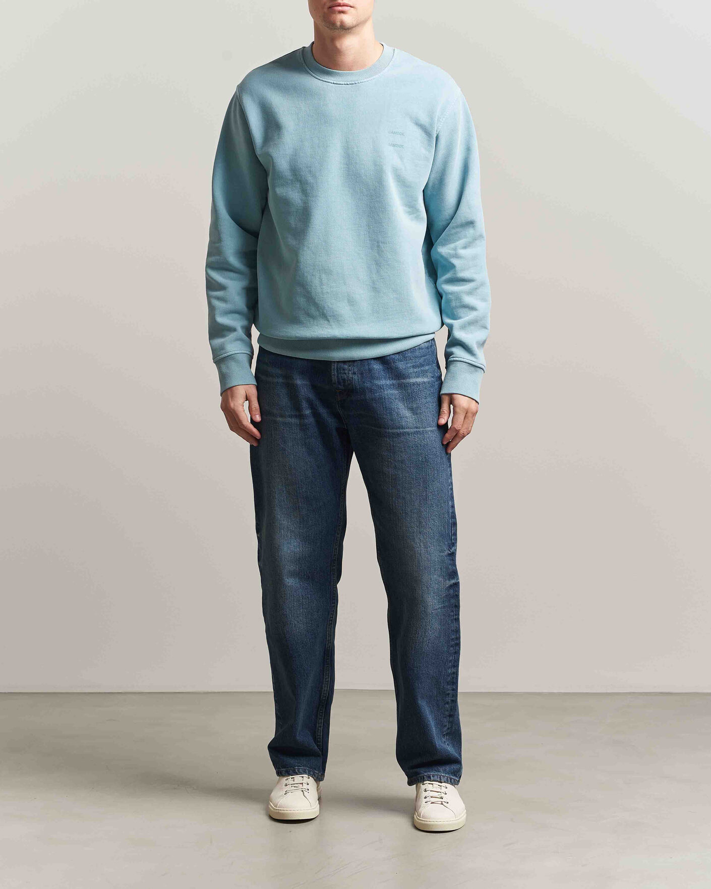 Herren | Pullover | Samsøe Samsøe | Joel Organic Washed Cotton Sweatshirt Tourmaline