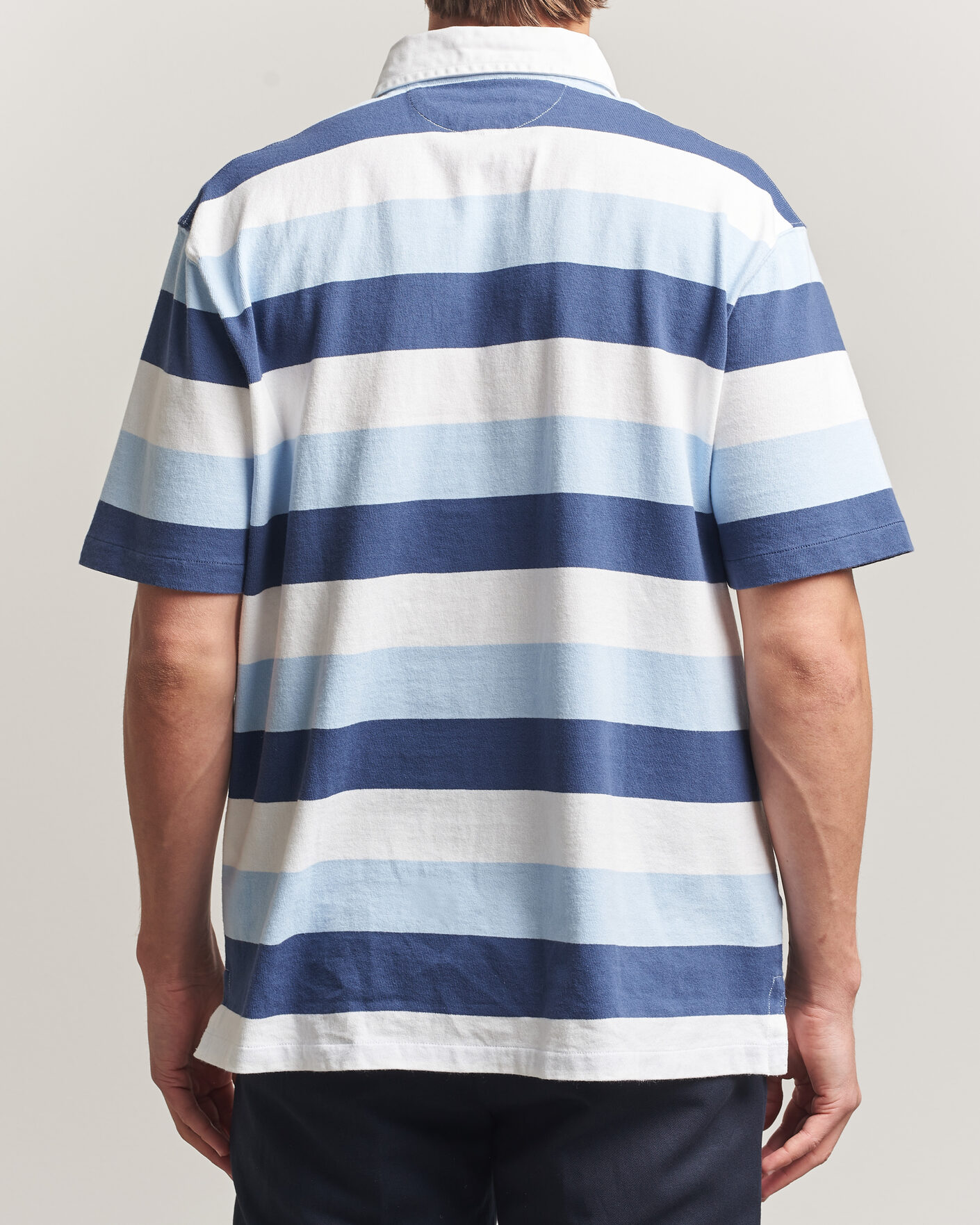 Herren | Poloshirts | Polo Ralph Lauren | Block Stripe Polo Office Blue