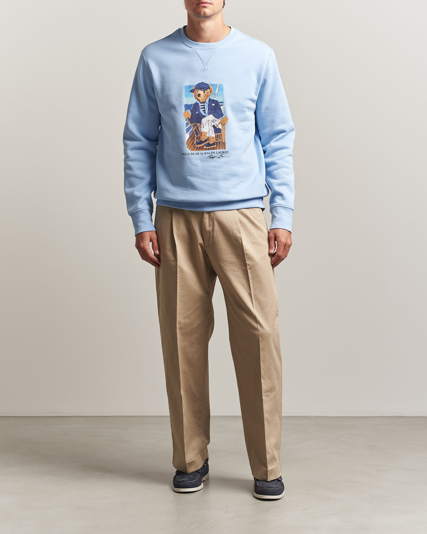 Herren | Pullover | Polo Ralph Lauren | Newport Bear Sweatshirt Office Blue