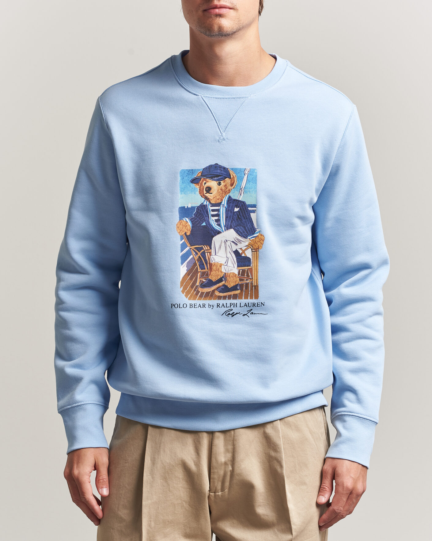 Herren | Pullover | Polo Ralph Lauren | Newport Bear Sweatshirt Office Blue