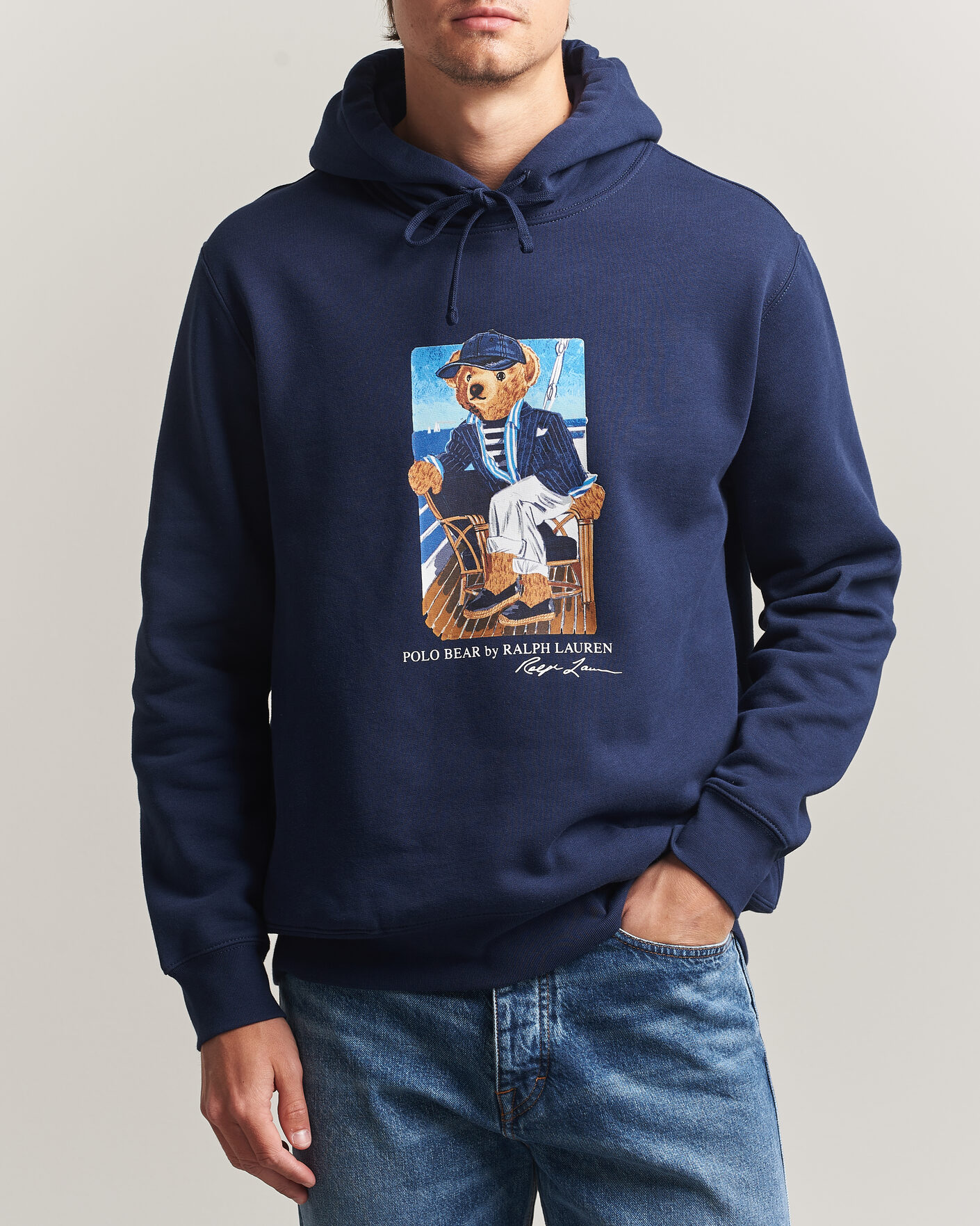 Herren | Pullover | Polo Ralph Lauren | Newport Bear Hoodie Navy