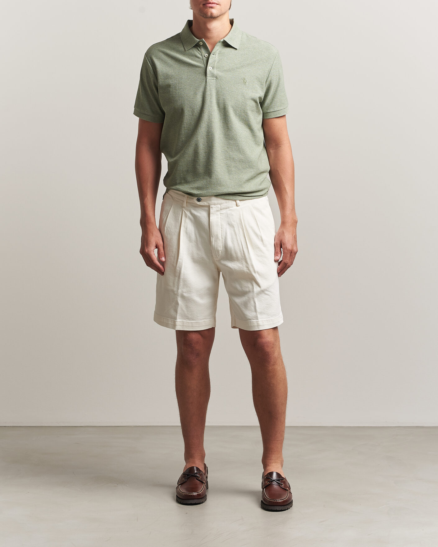Herren | Poloshirts | Polo Ralph Lauren | Honeycomb Texture Polo Greenery Heather