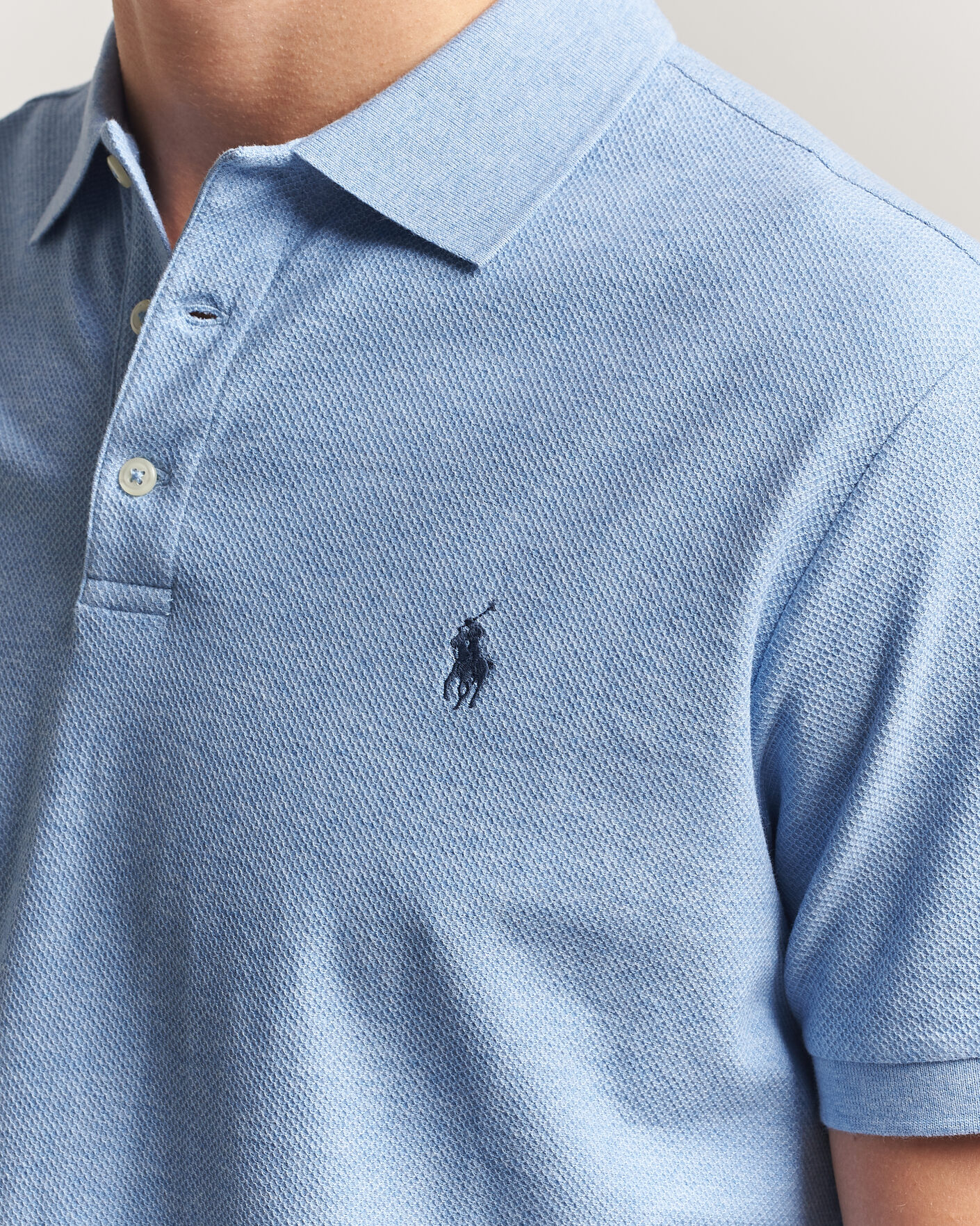 Herren | Poloshirts | Polo Ralph Lauren | Honeycomb Texture Polo Isle Heather