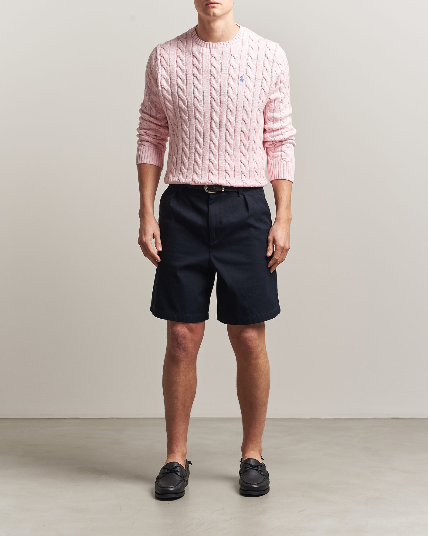 Herren | Pullover | Polo Ralph Lauren | Cotton Cable Pullover Ballet Pink Heather