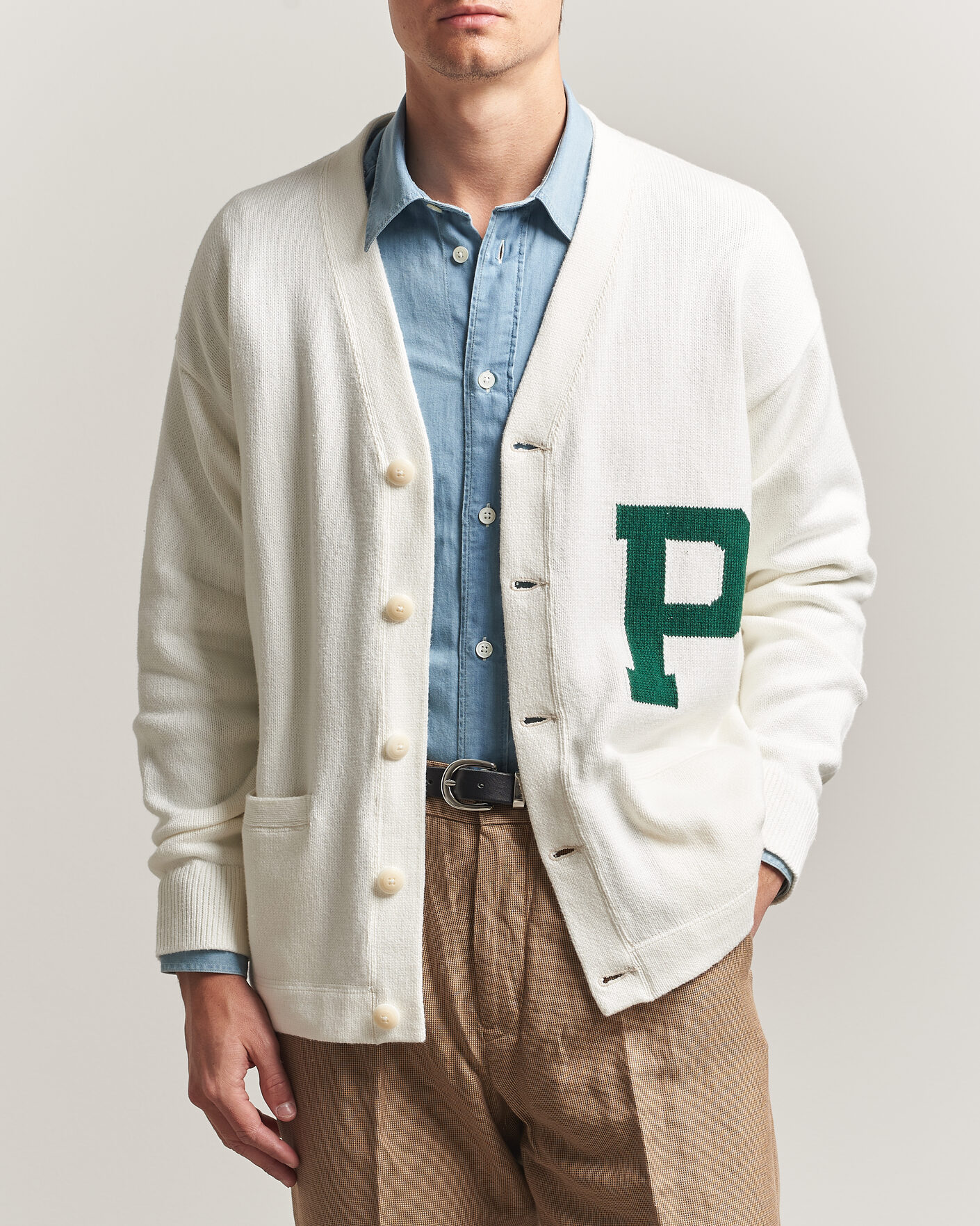 Herren | Pullover | Polo Ralph Lauren | P Cardigan Cream Combo