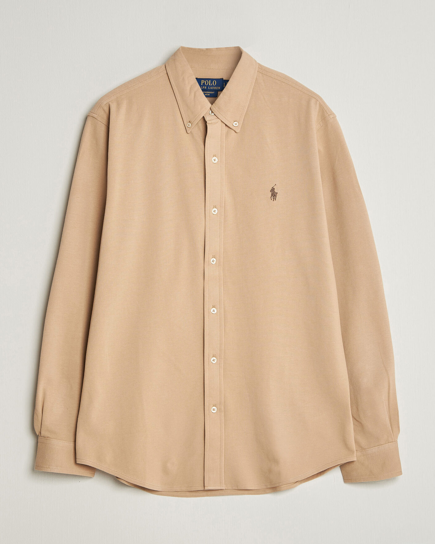 Herren | Hemden | Polo Ralph Lauren | Featherweight Mesh Shirt Vintage Khaki