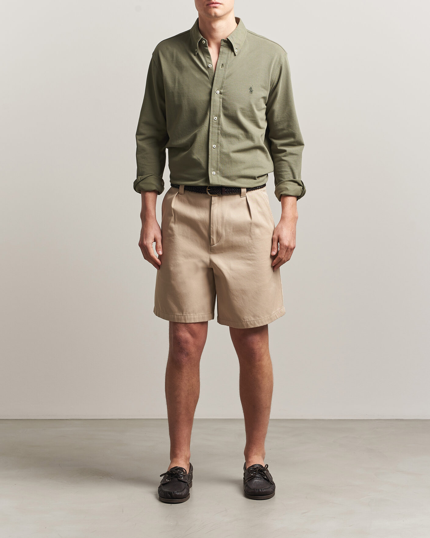 Herren | Hemden | Polo Ralph Lauren | Featherweight Mesh Shirt Cruise Olive