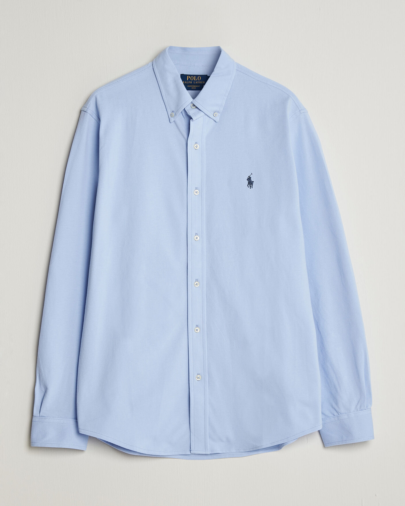 Herren | Hemden | Polo Ralph Lauren | Featherweight Mesh Shirt Pebble Blue