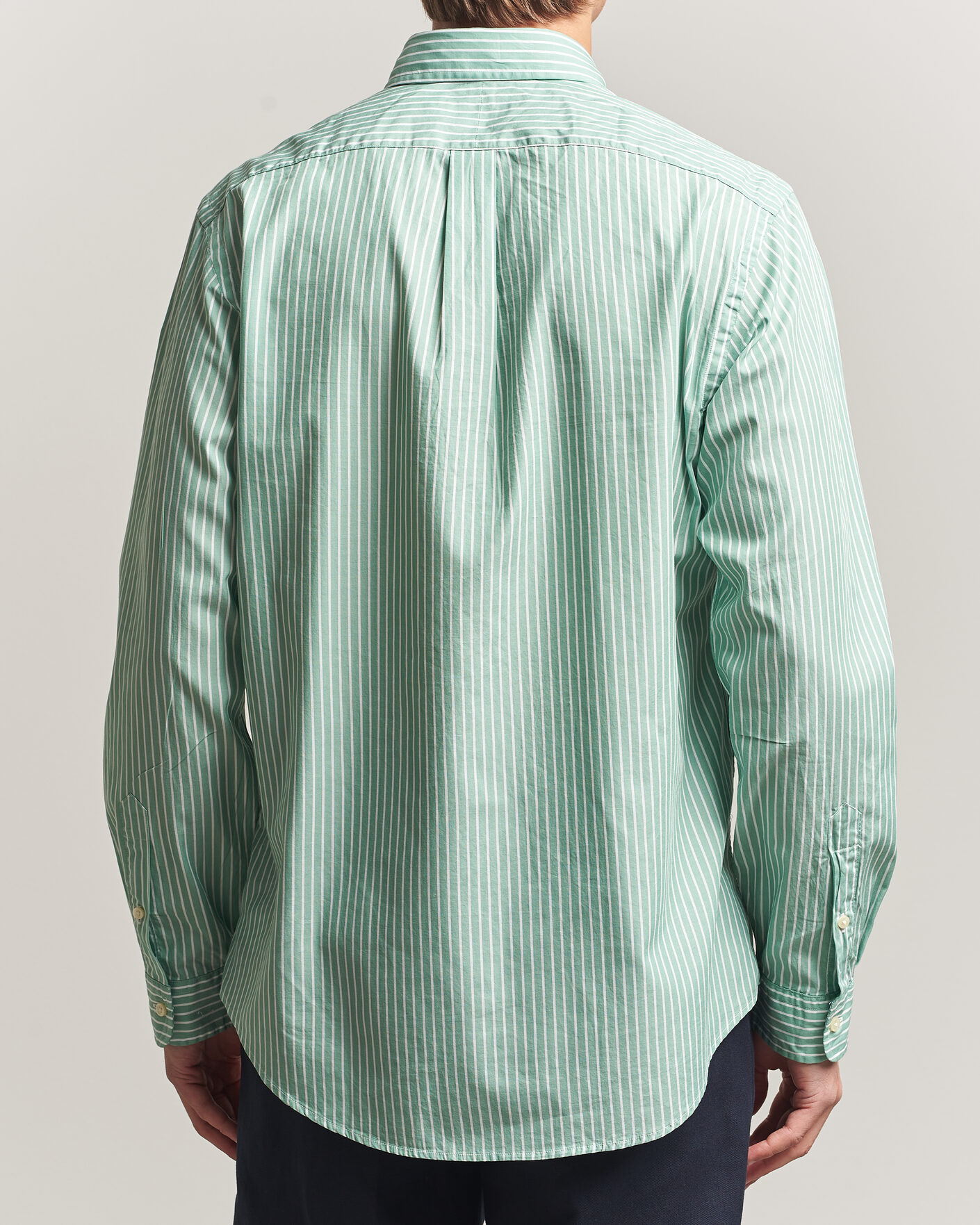 Herren | Hemden | Polo Ralph Lauren | Custom Fit Stripe Poplin Shirt Faded Mint