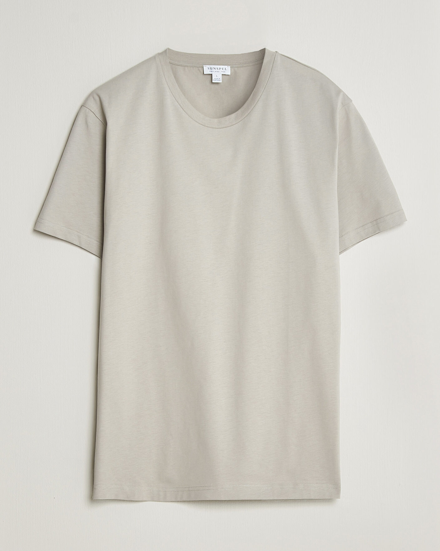 Herren | T-Shirts | Sunspel | Riviera Midweight T-Shirt Ash