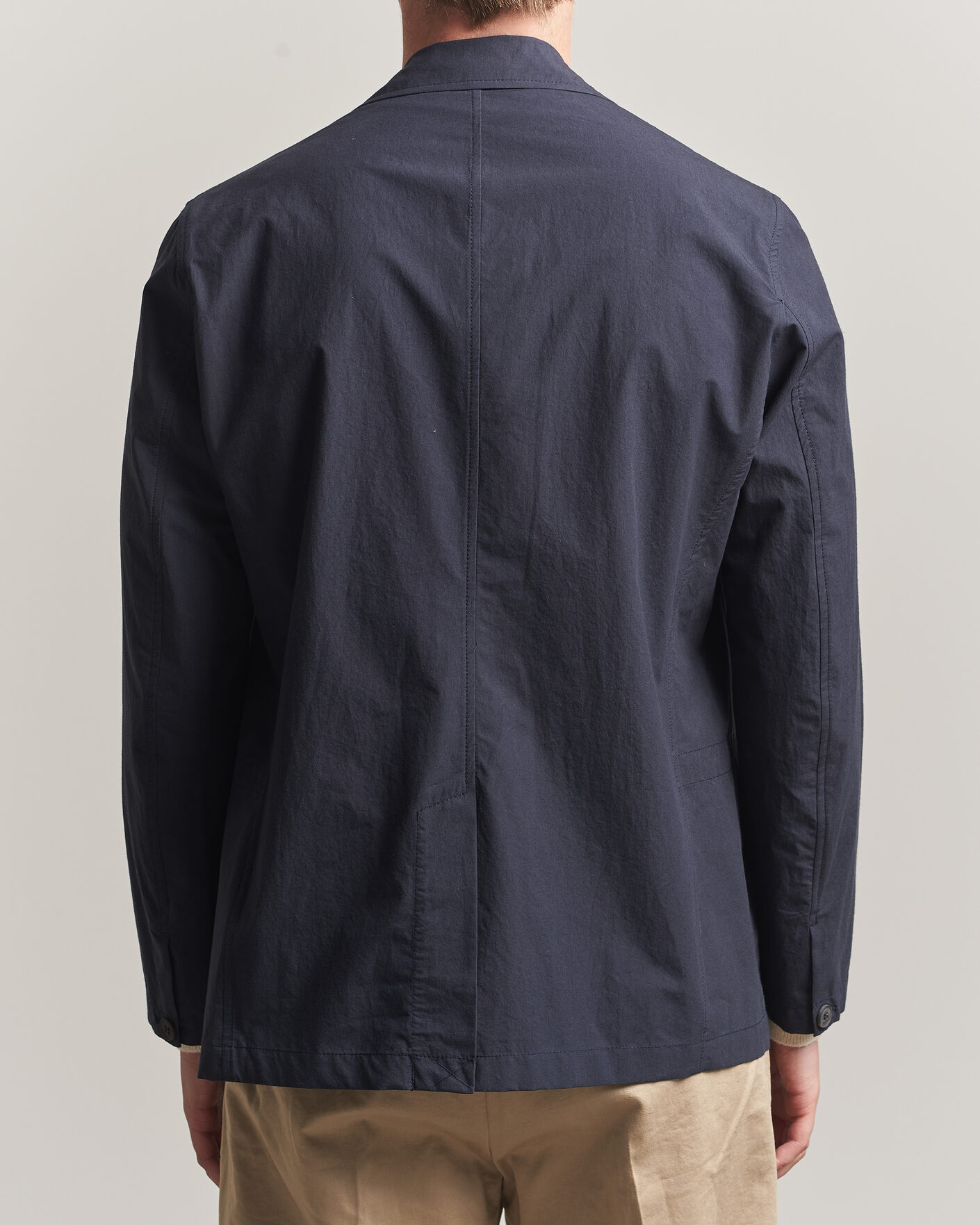 Herren | Sakkos | Sunspel | Lightweight Poplin Jacket Blazer Navy