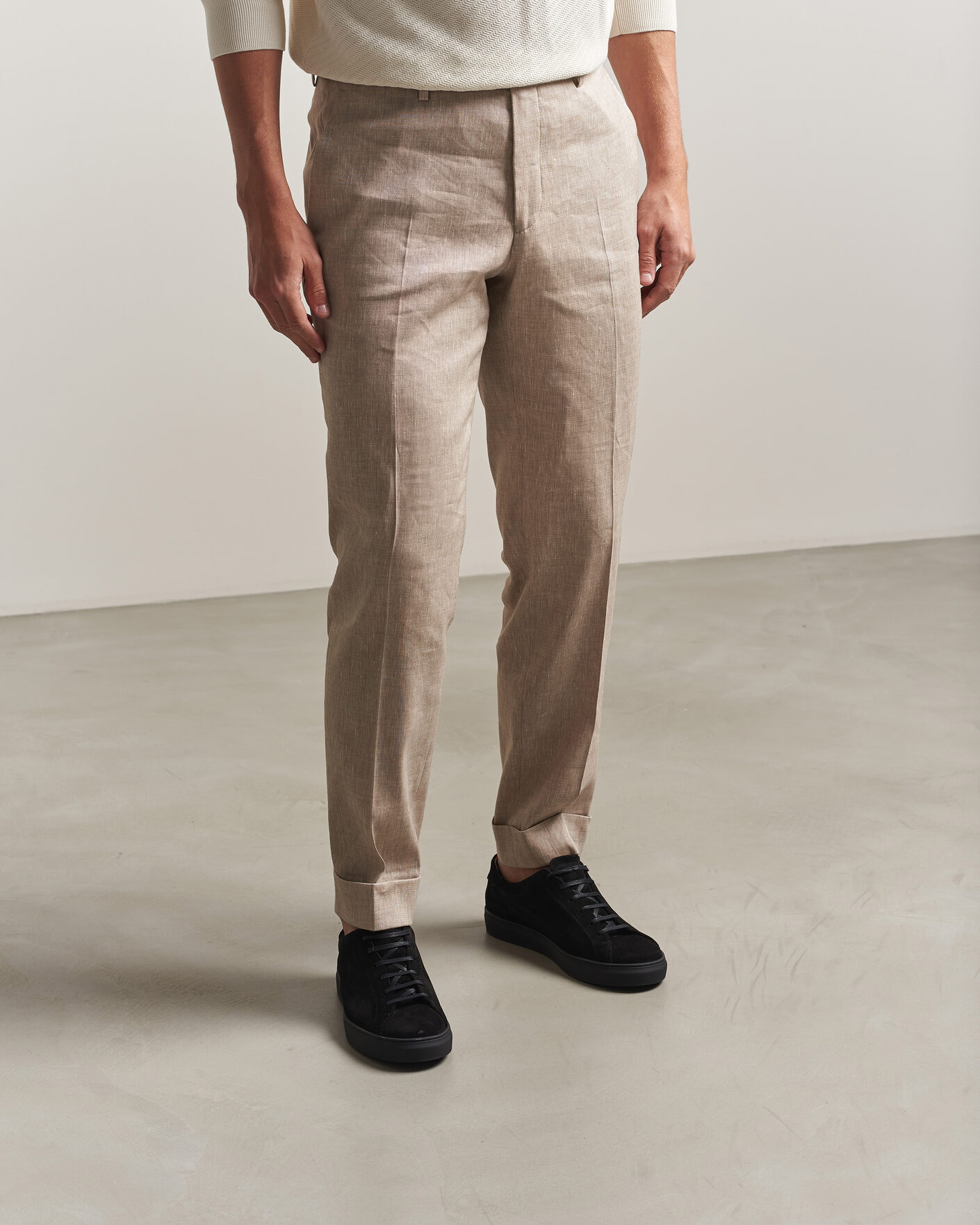 Herren | Sneaker | Myrqvist | Oaxen Monochrome III Sneakers Black Suede