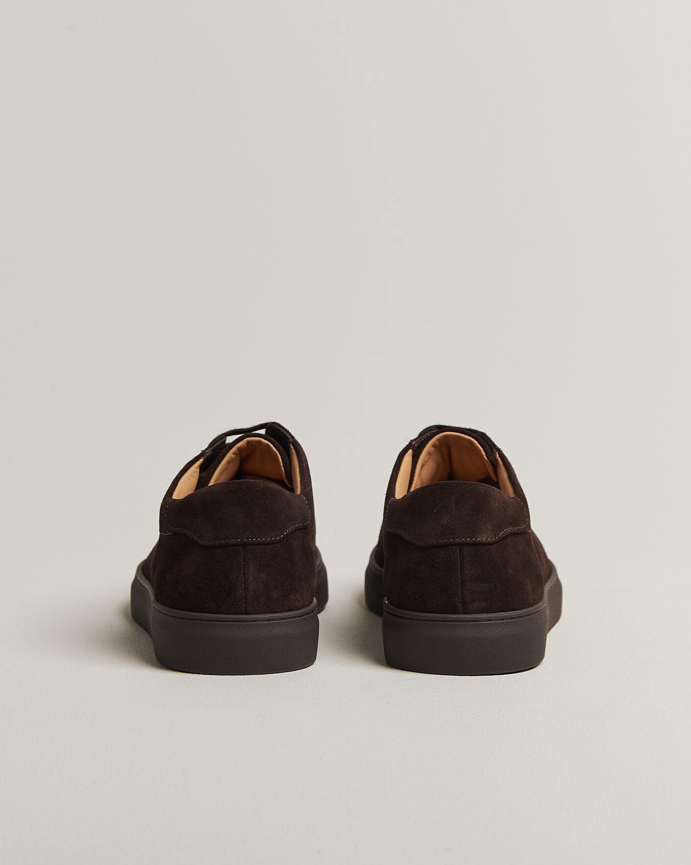 Herren | Sneaker | Myrqvist | Oaxen Monochrome III Sneakers Dark Brown Suede