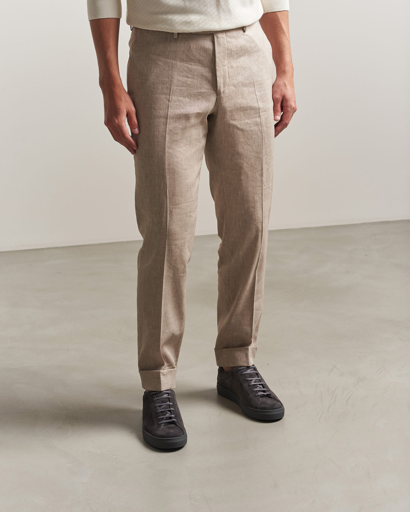Herren | Sneaker | Myrqvist | Oaxen Monochrome III Sneakers Dark Grey Suede