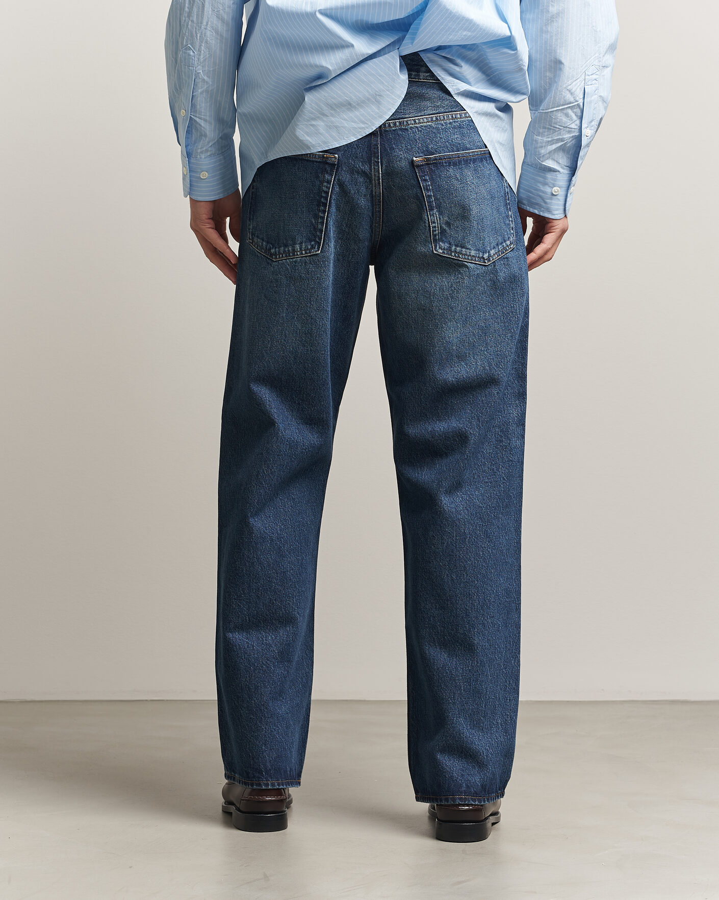 Herren | Jeans | Sunflower | Loose Jeans Dark Blue Worn