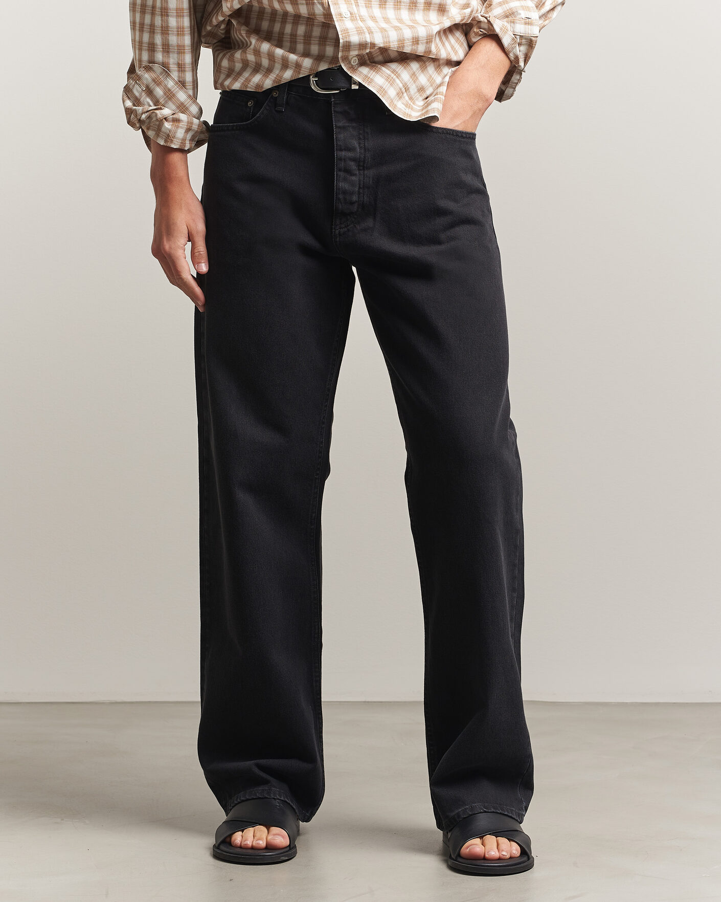 Herren | Hosen | Sunflower | Loose Jeans Washed Black