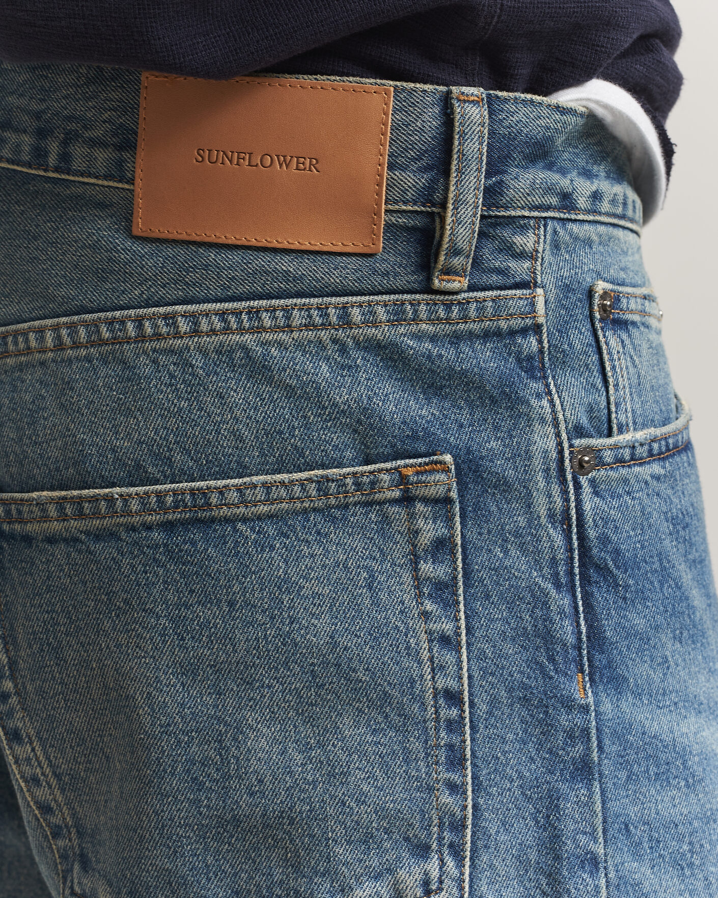Herren | Jeans | Sunflower | Loose Jeans Blue Vintage