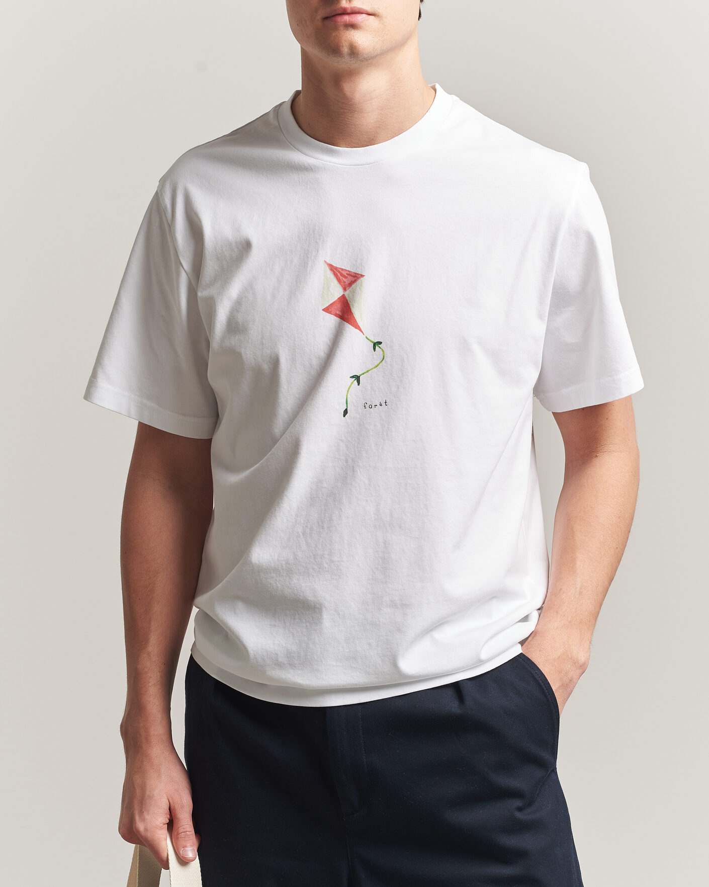 Herren | T-Shirts | Forét | Fly T-Shirt White