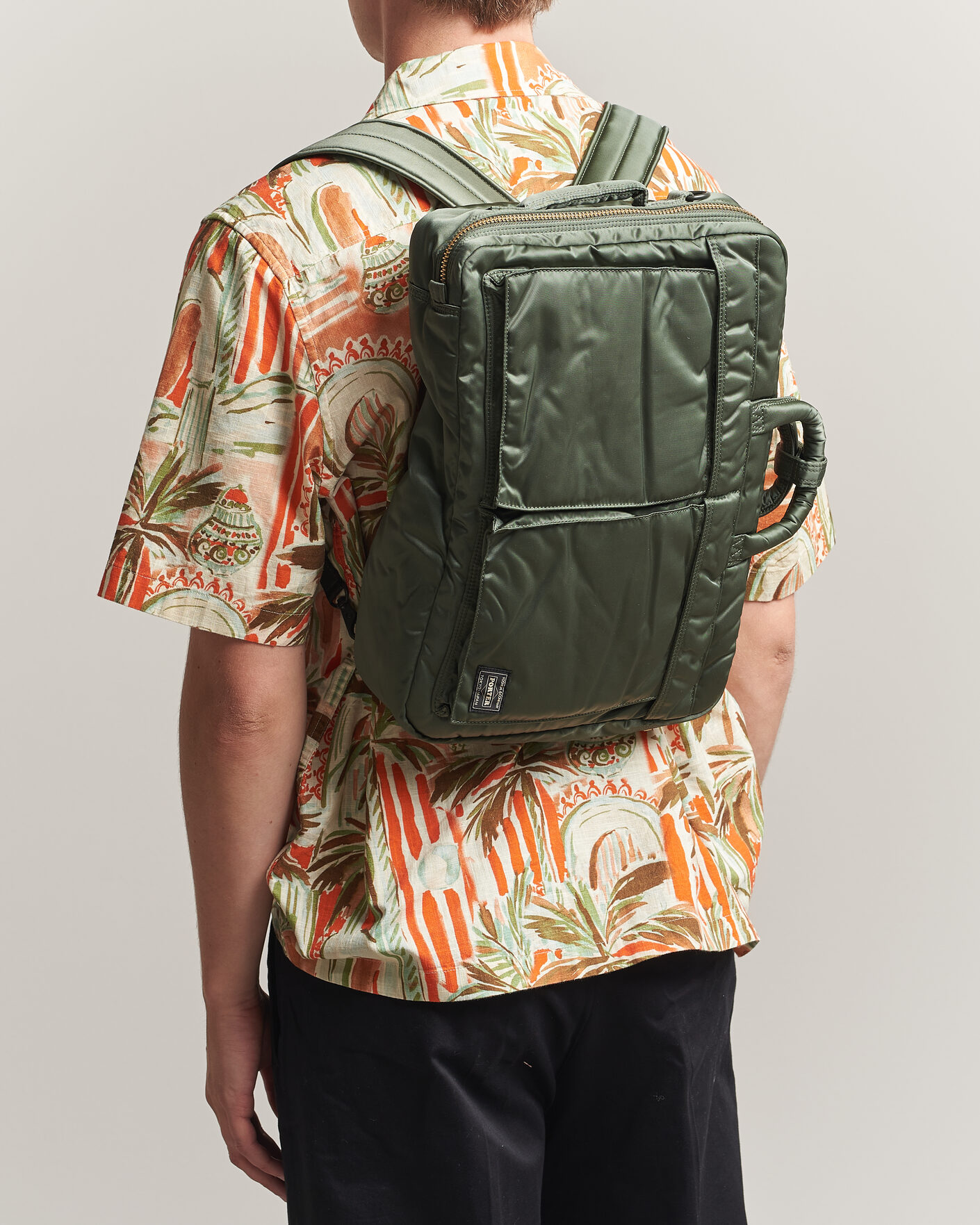 Herren | Taschen | Porter-Yoshida & Co. | Tanker 3Way Document Bag Sage Green