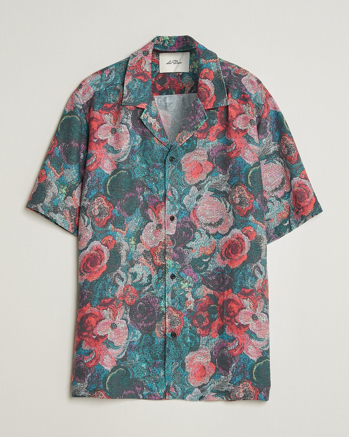 Herren | Hemden | LES DEUX | Bouquet AOP Short Sleeve Shirt Multi