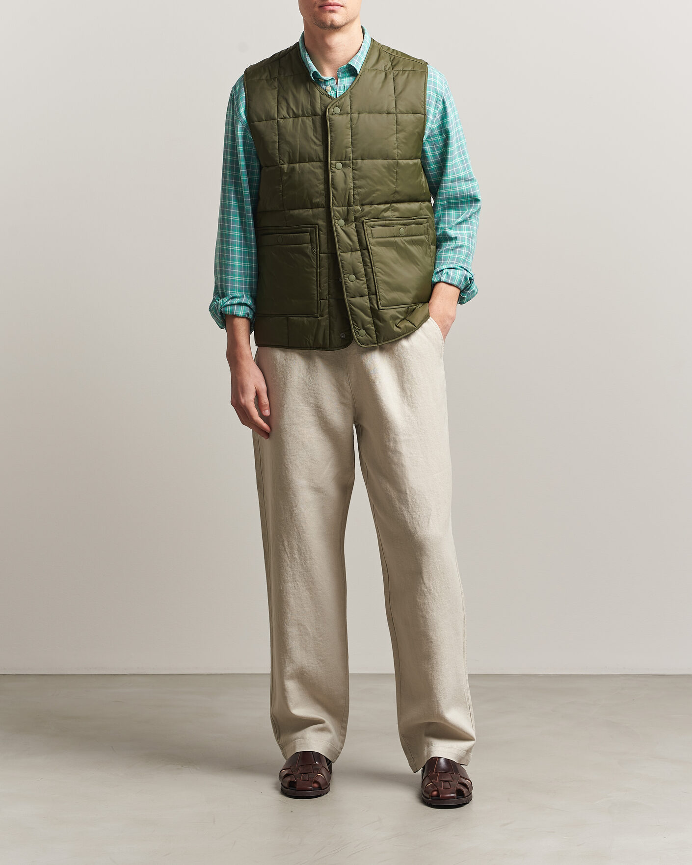 Herren | Hosen | LES DEUX | Linen Casual Pants Light Sand