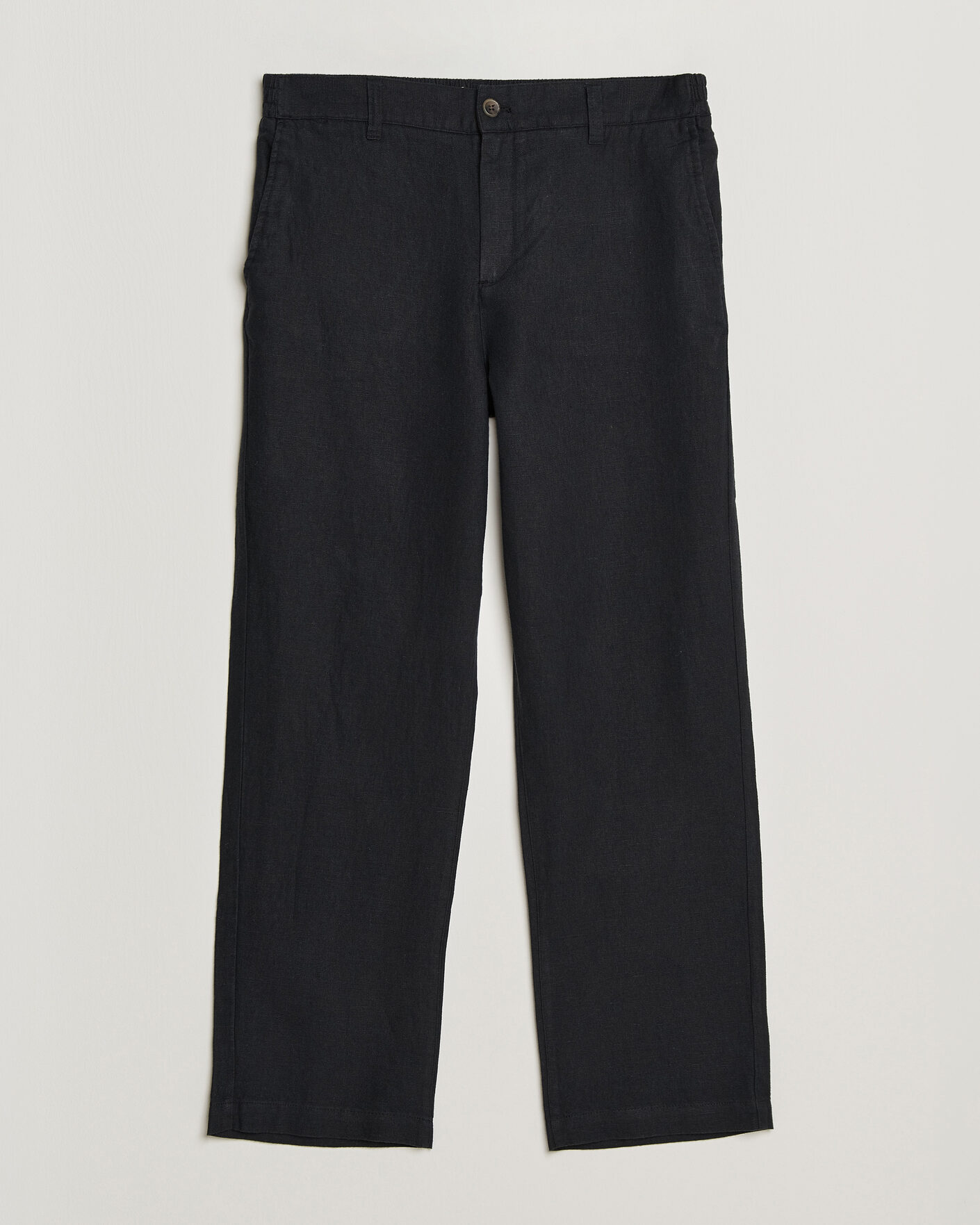 Herren | Hosen | LES DEUX | Linen Comfort Suit Pants Black