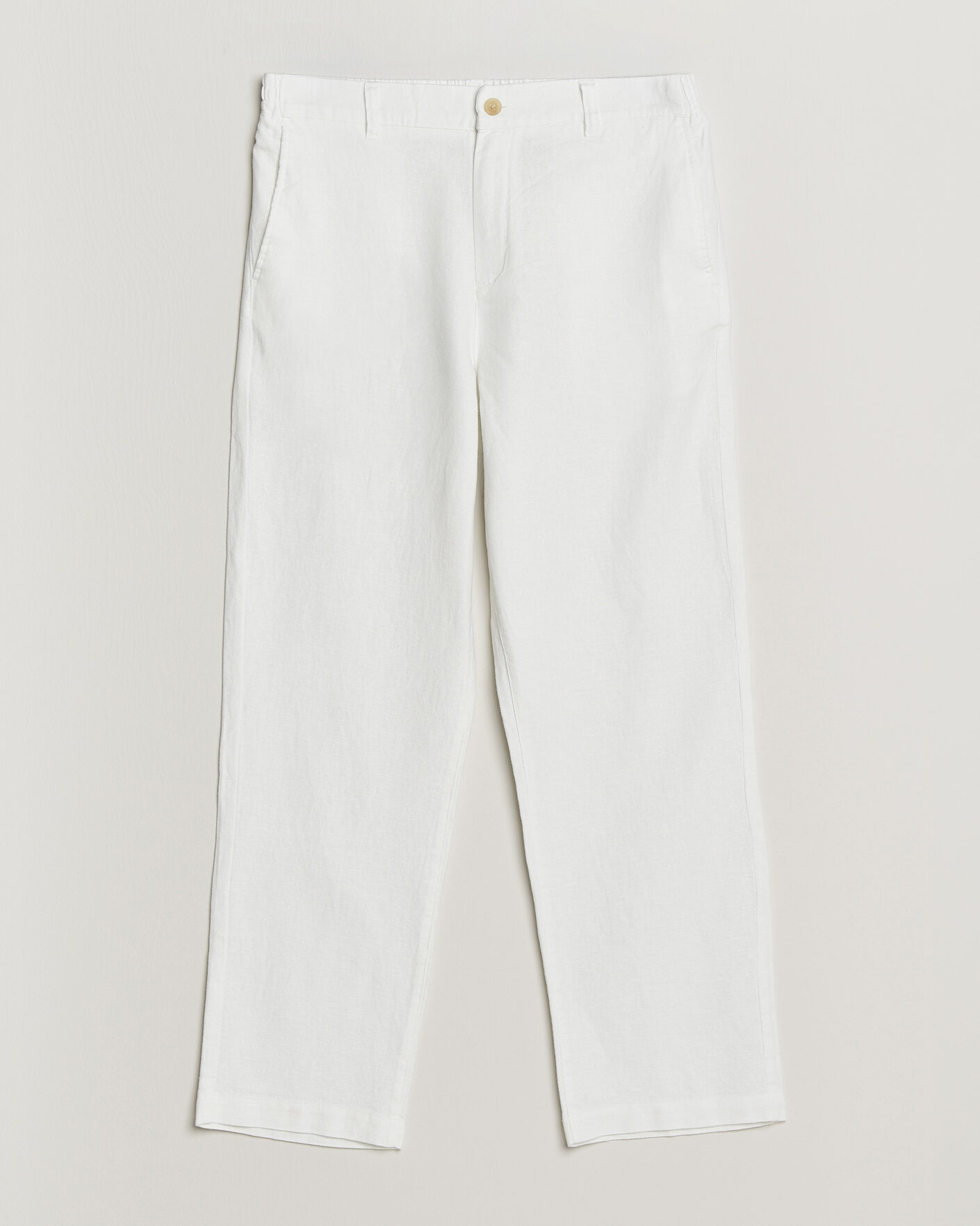 Herren | Hosen | LES DEUX | Linen Comfort Suit Pants White