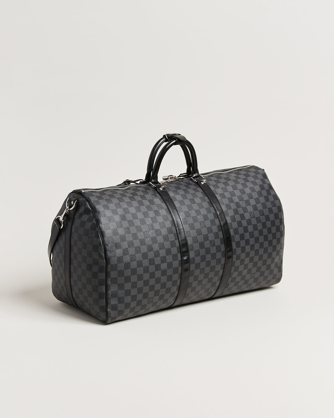Herren | Pre-Owned & Vintage Bags | Louis Vuitton Pre-Owned | Keepall Bandouliére 55 Damier Graphite