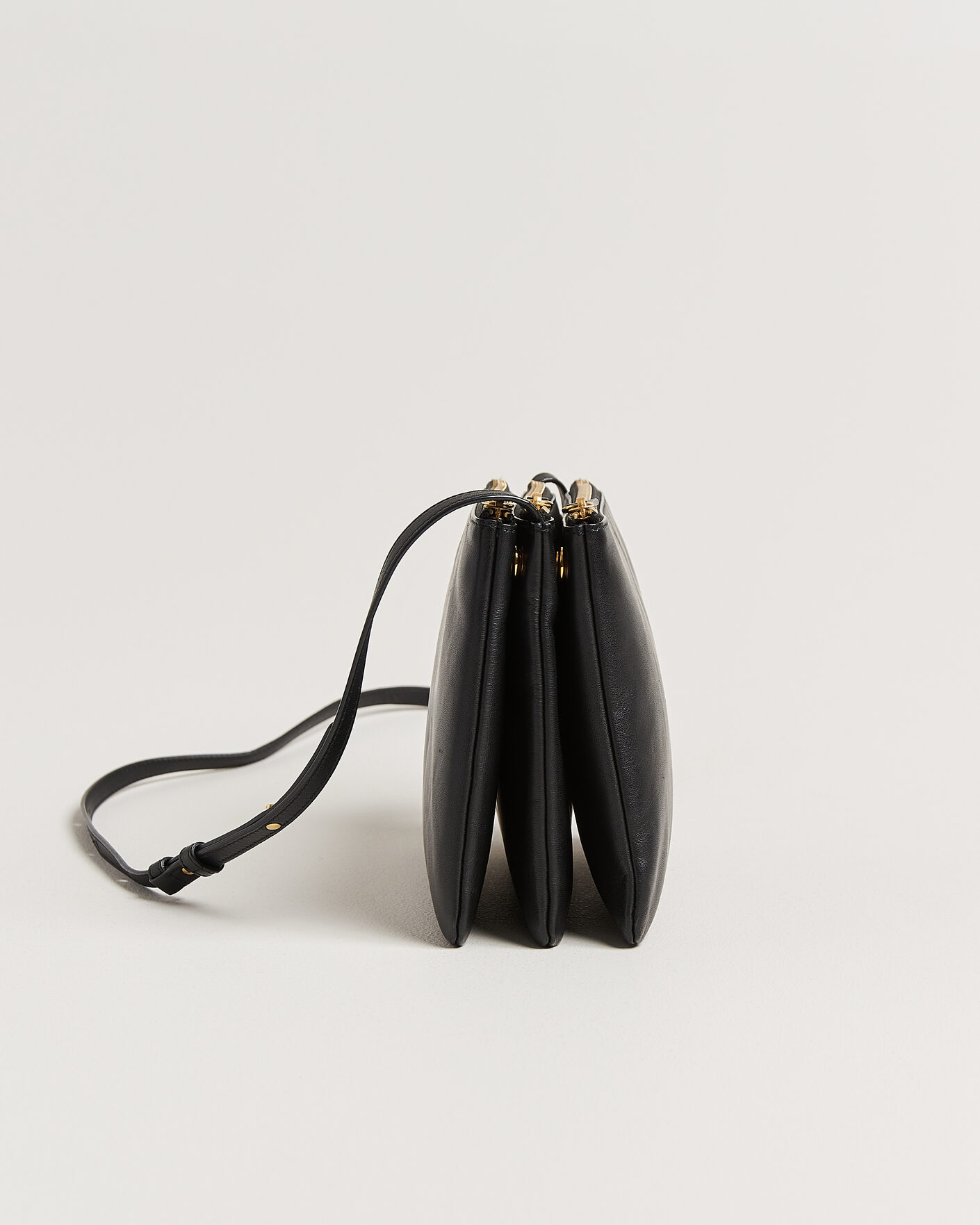 Herren | Pre-Owned & Vintage Bags | Celine Pre-Owned | Trio Bag Medium Leather Black