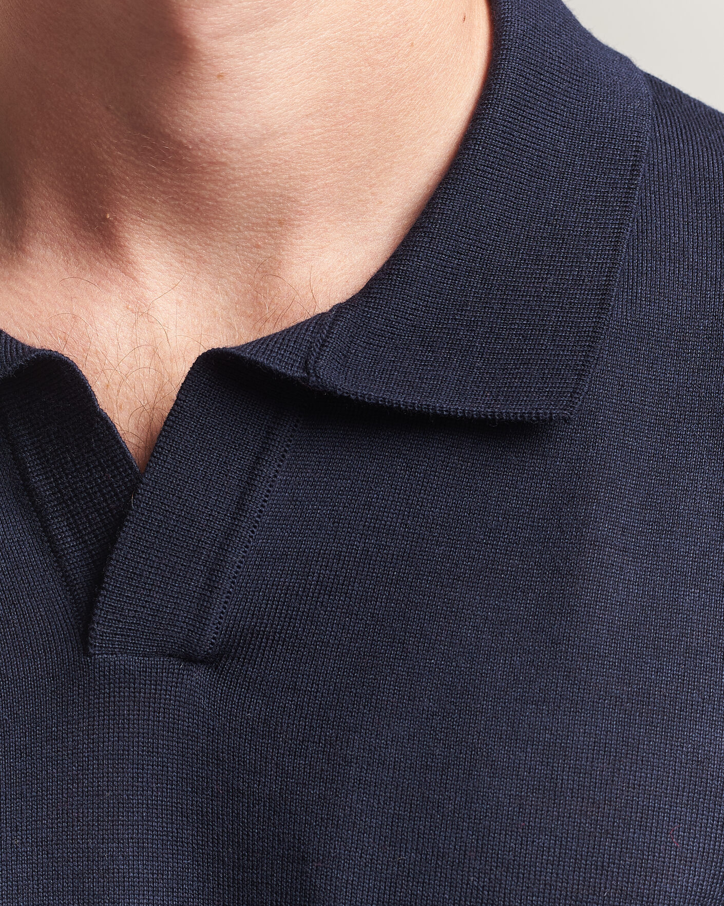 Herren | Poloshirts | BOSS BLACK | Lantoni Knitted Polo Dark Blue