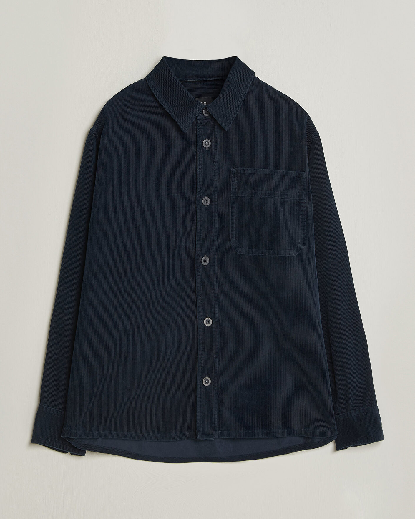 Herren | Hemden | A.P.C. | Basile Corduroy Overshirt Dark Navy