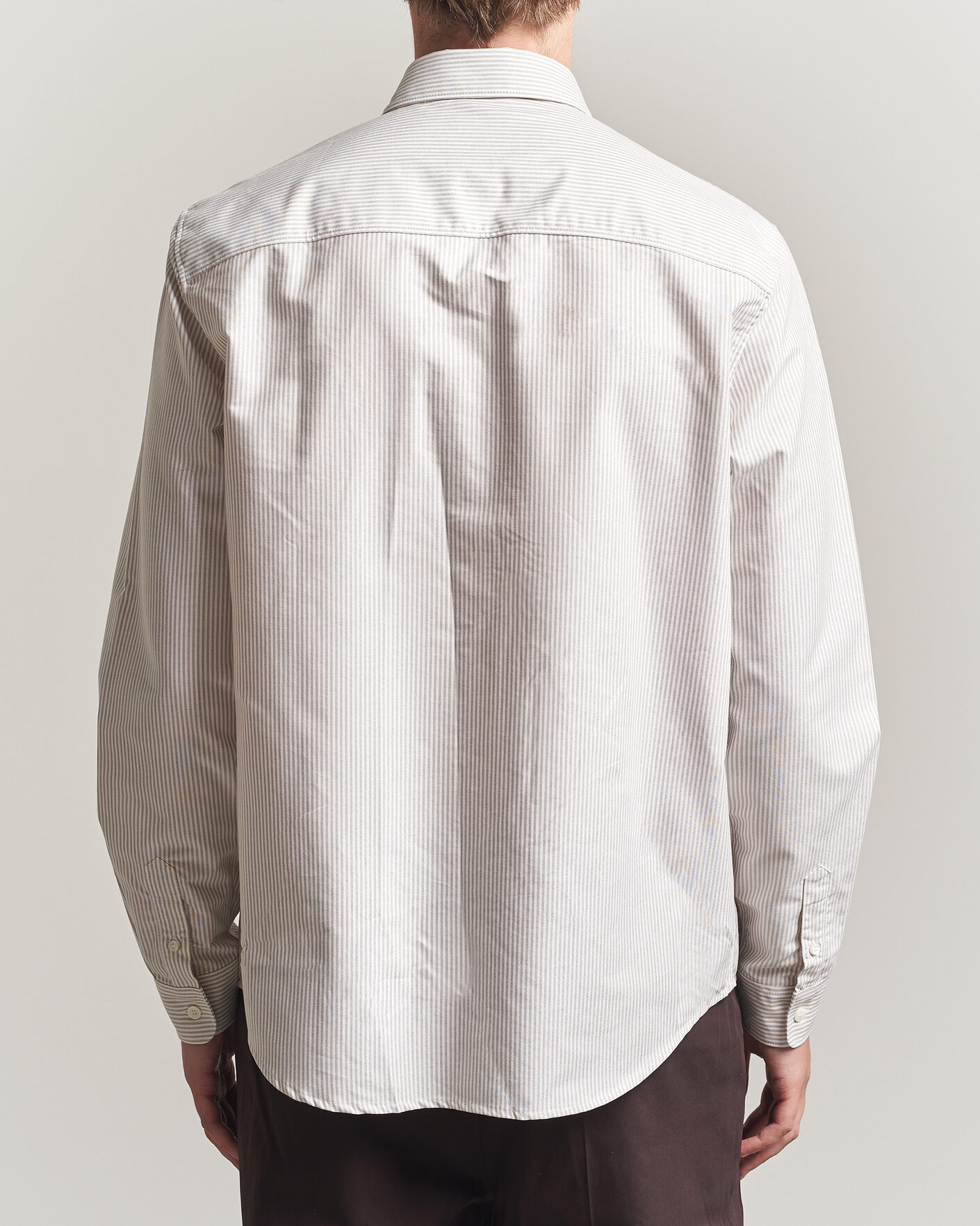 Herren | Hemden | A.P.C. | Greg Striped Oxford Shirt Beige/White