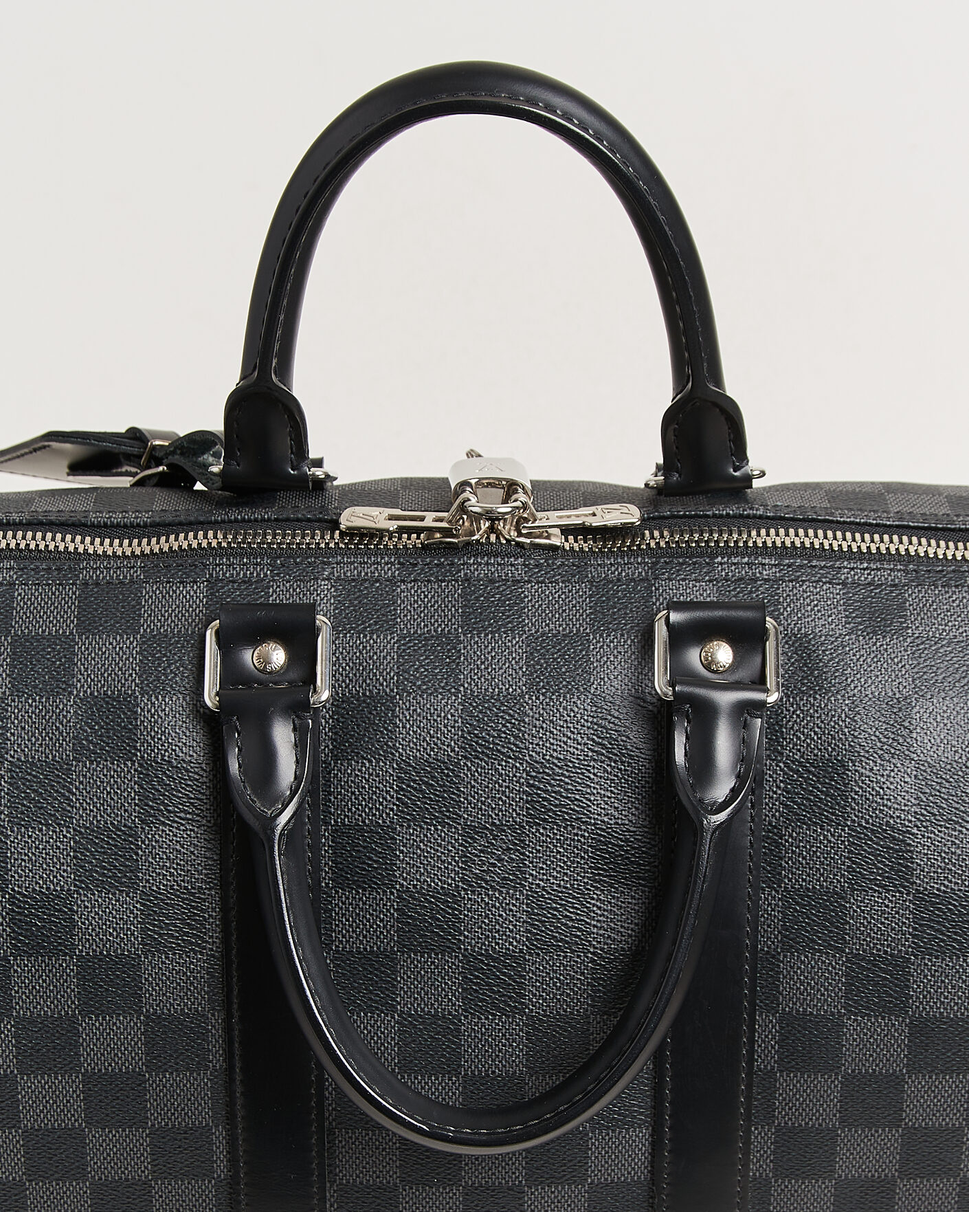 Herren | Pre-Owned & Vintage Bags | Louis Vuitton Pre-Owned | Keepall Bandouliére 45 Damier Graphite